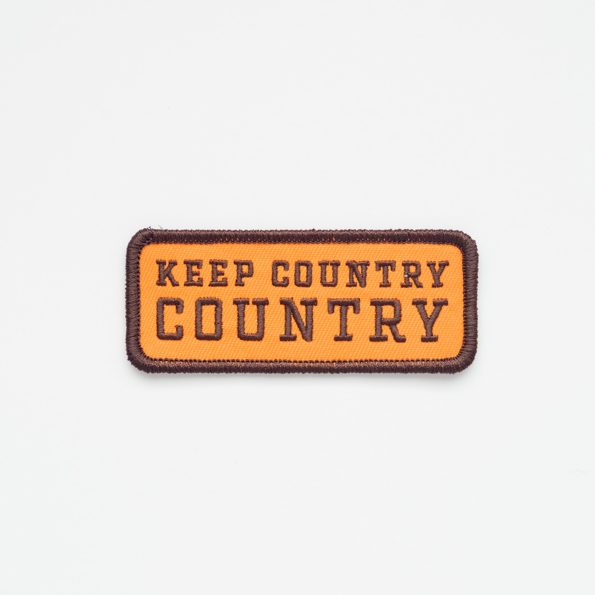 Keep Country, Country - Iron On Patch