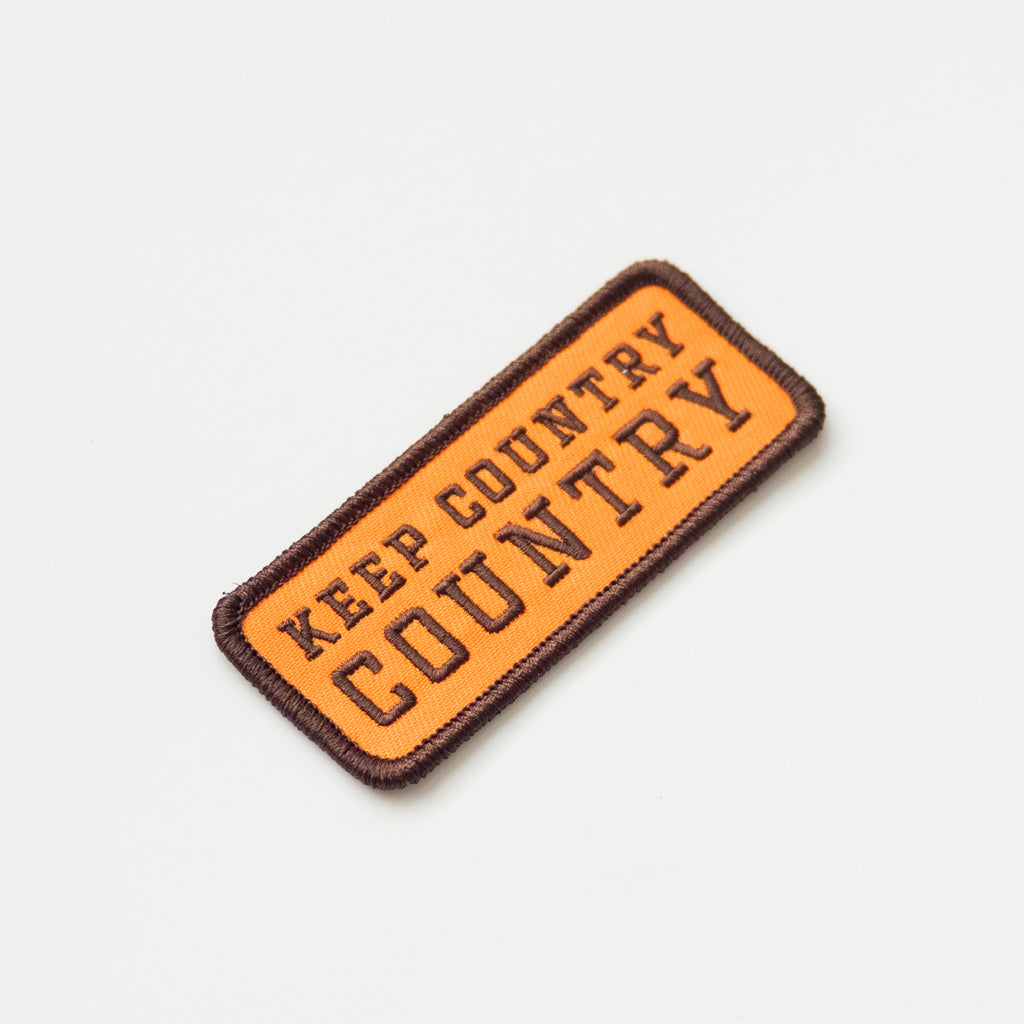 Keep Country, Country - Iron On Patch