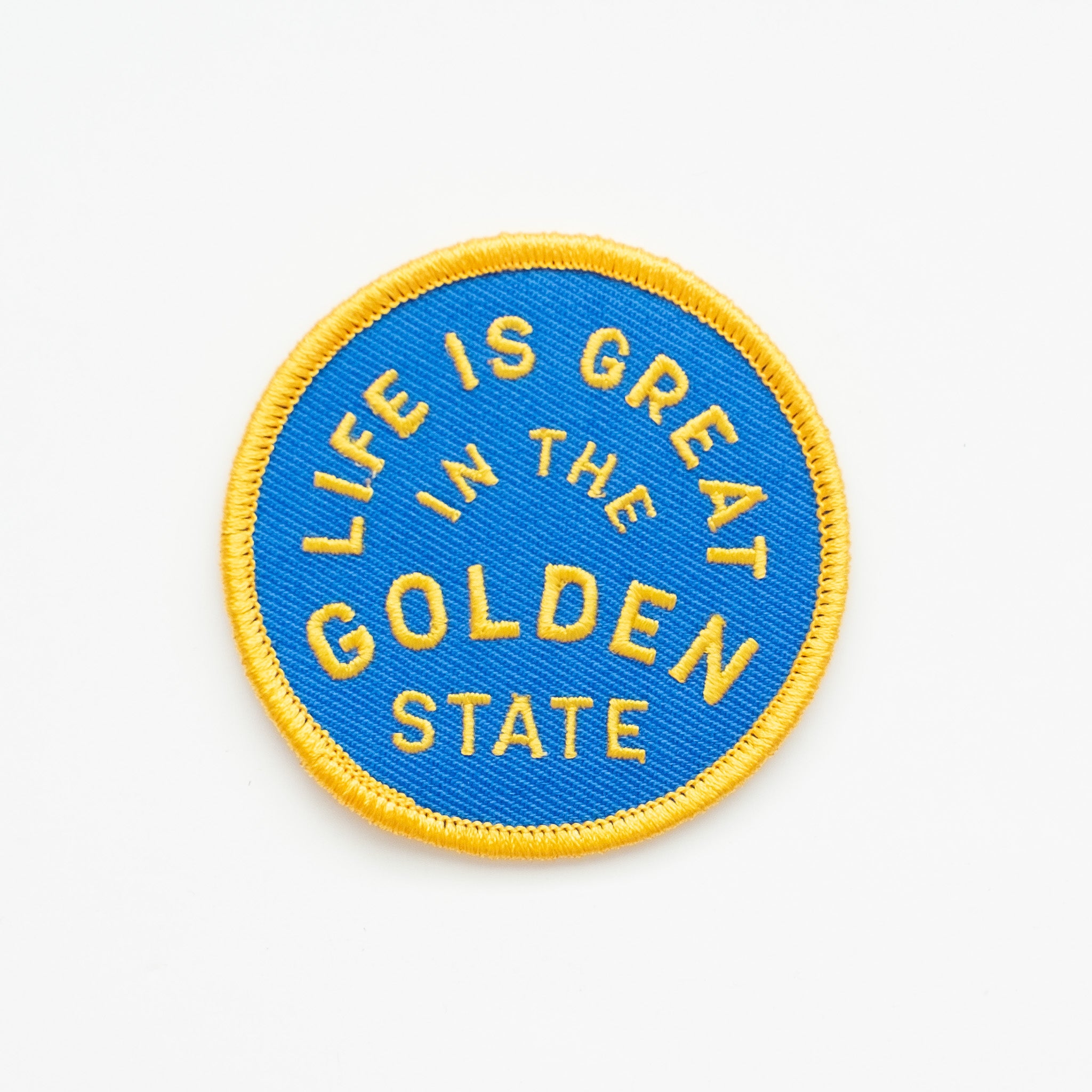 Life is Great in the Golden State - Iron On Patch