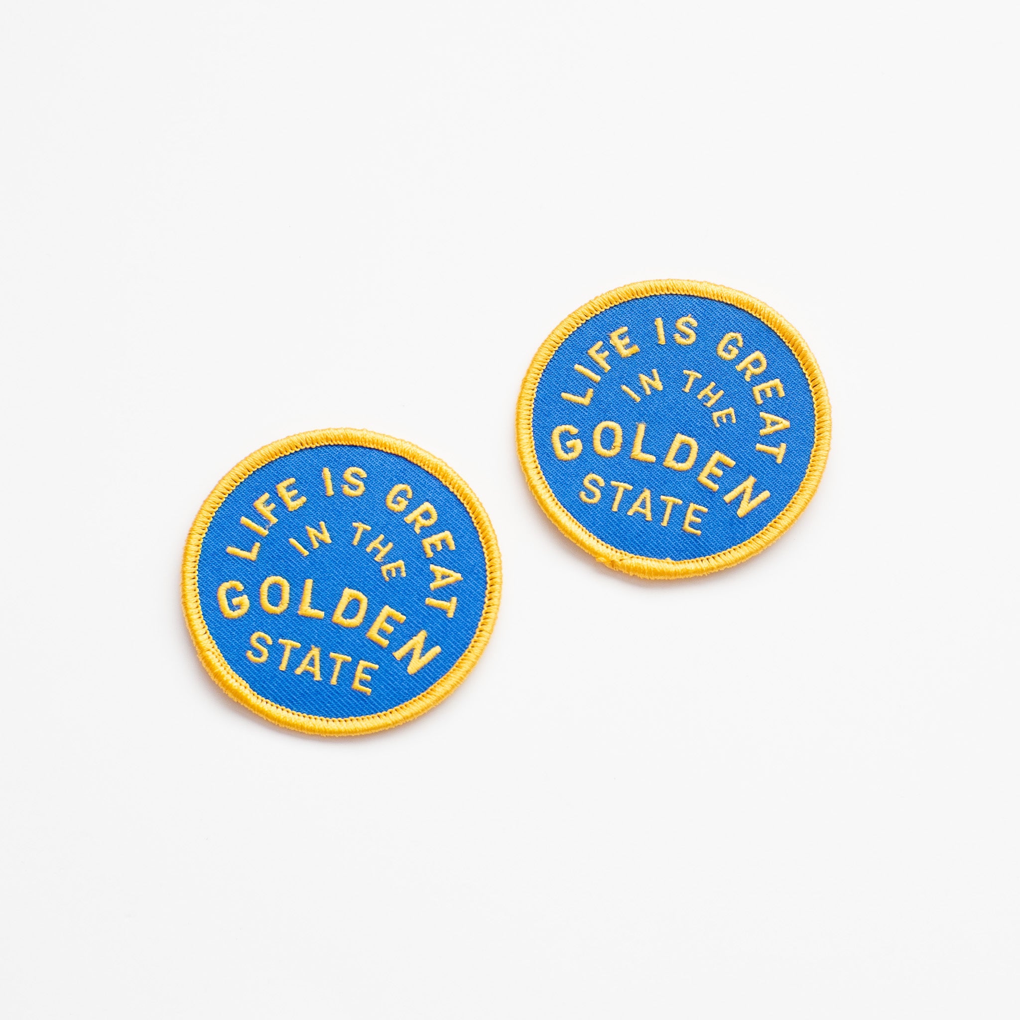 Life is Great in the Golden State - Iron On Patch