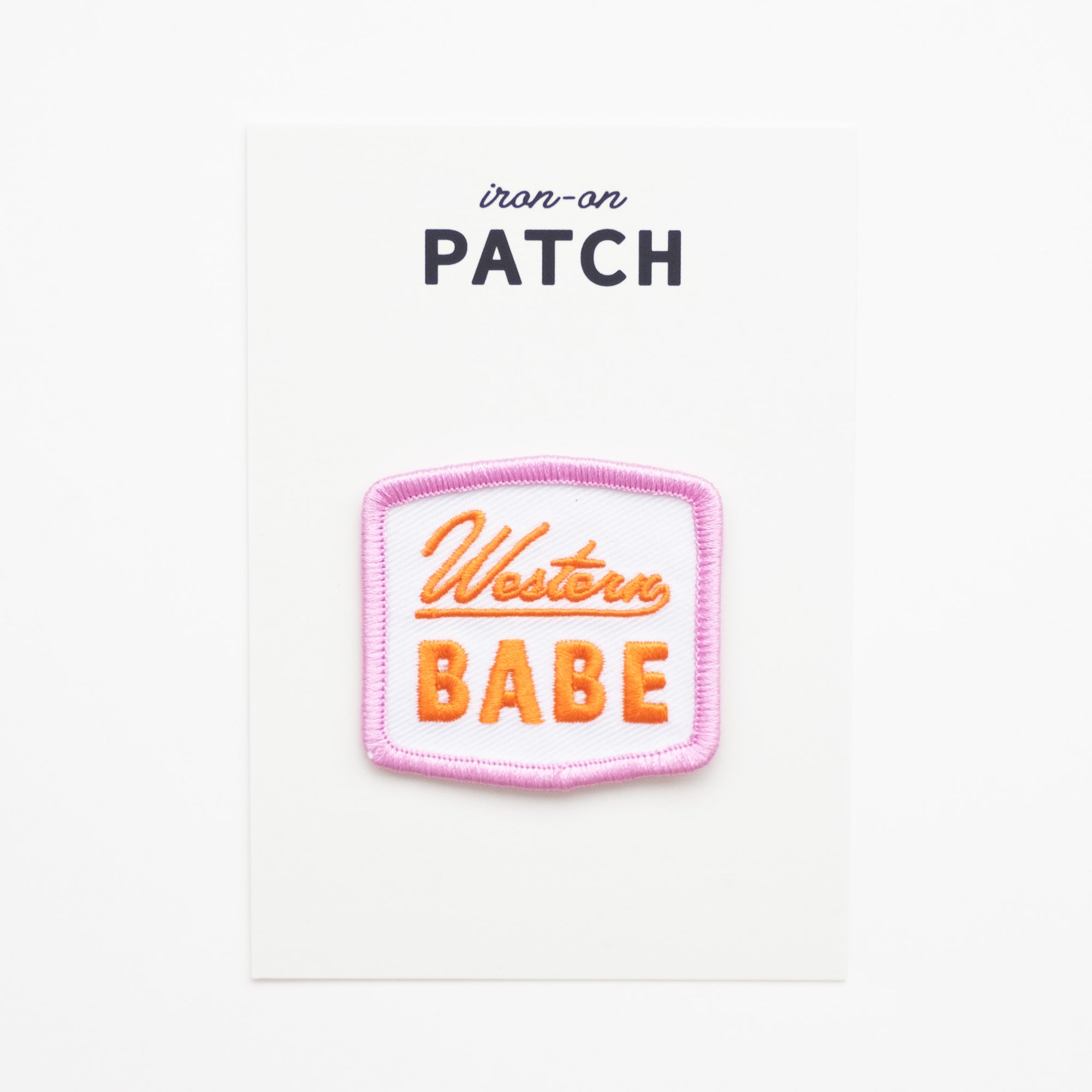 Western Babe - Iron On Patch