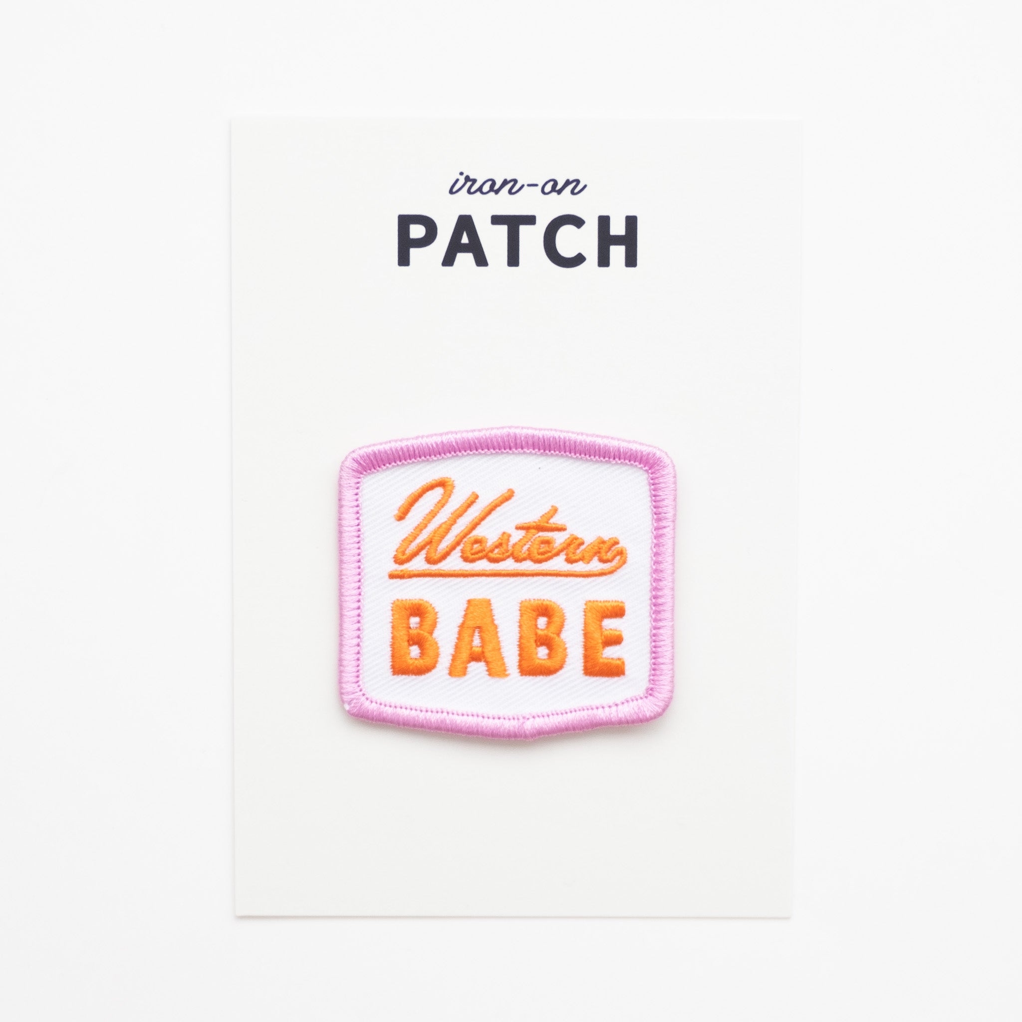 Western Babe - Iron On Patch
