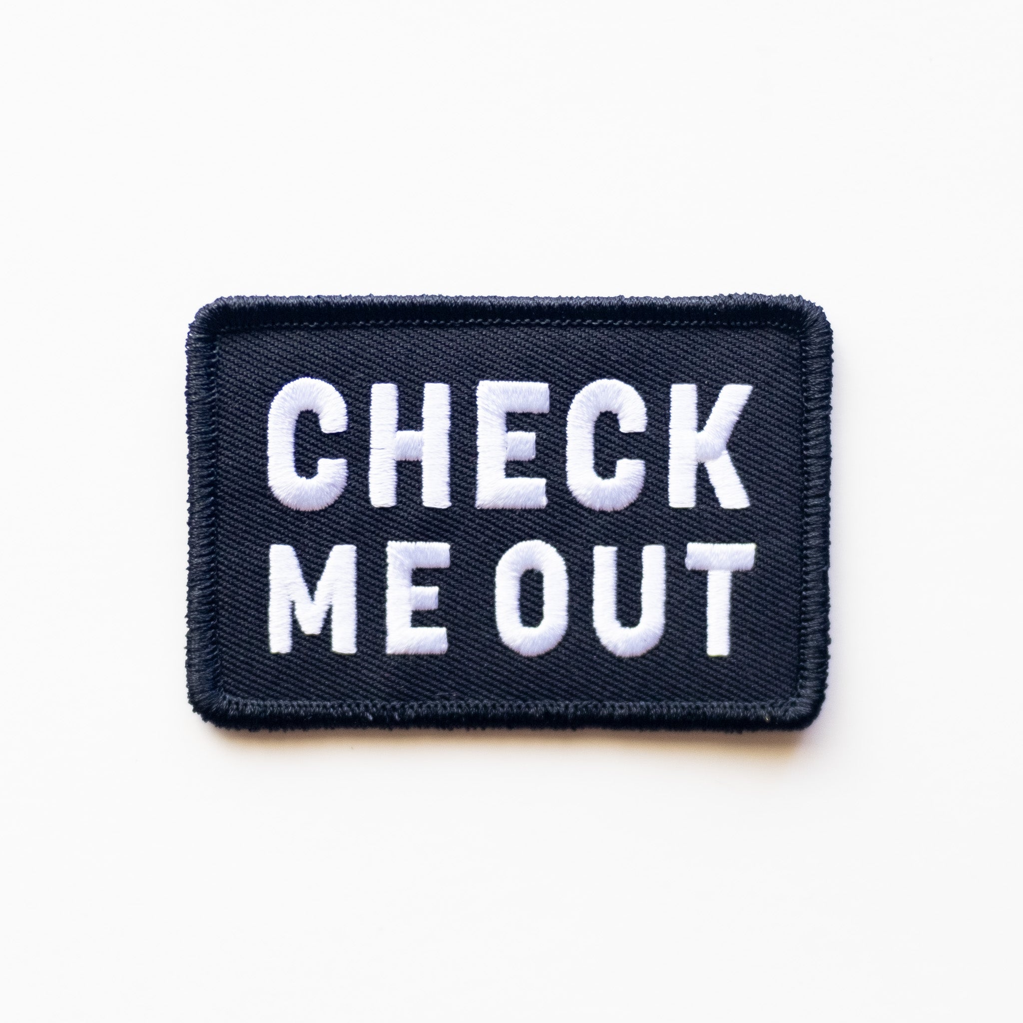 Check Me Out - Iron On Patch