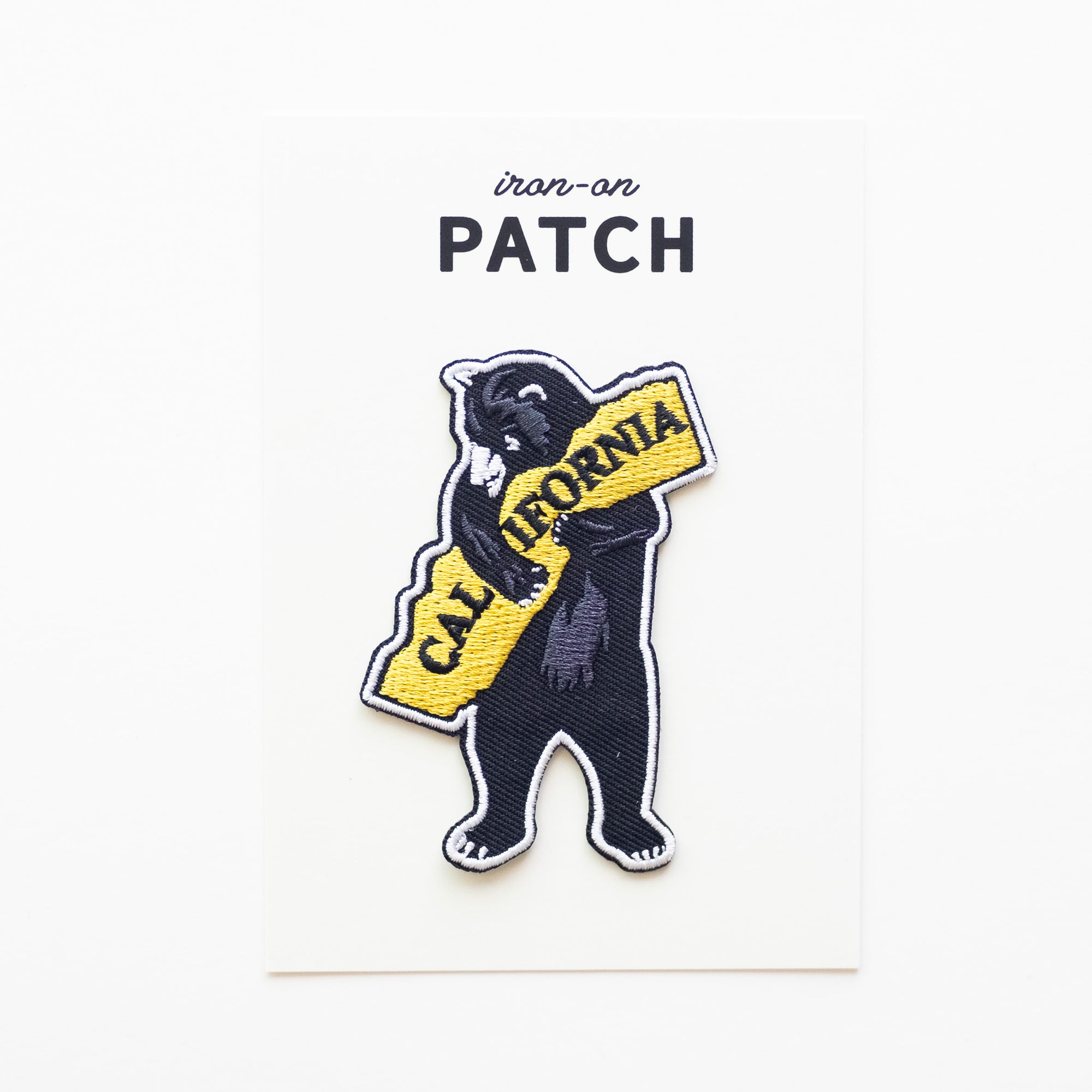 I Love You California Bear - Iron On Patch