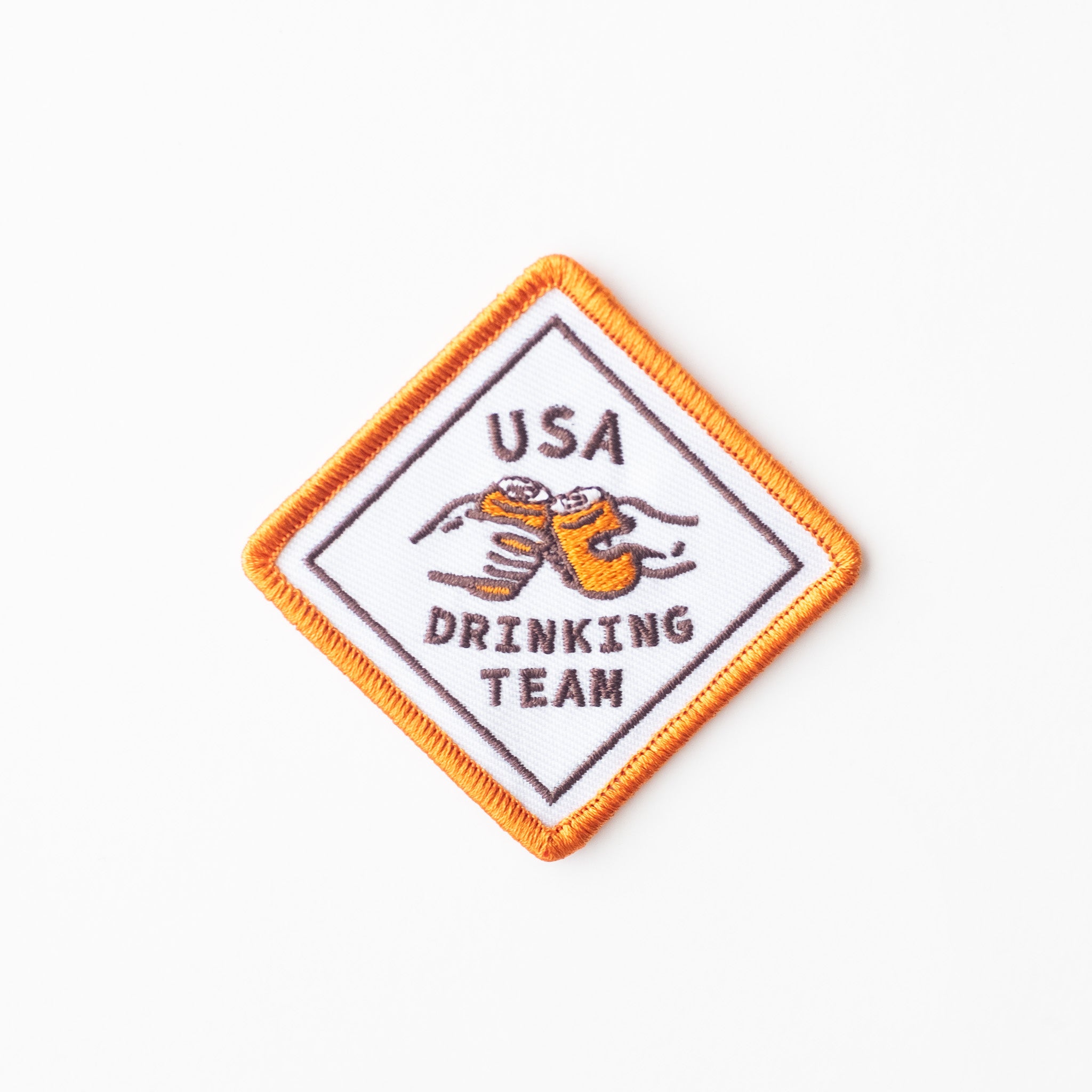USA Drinking Team - Iron On Patch