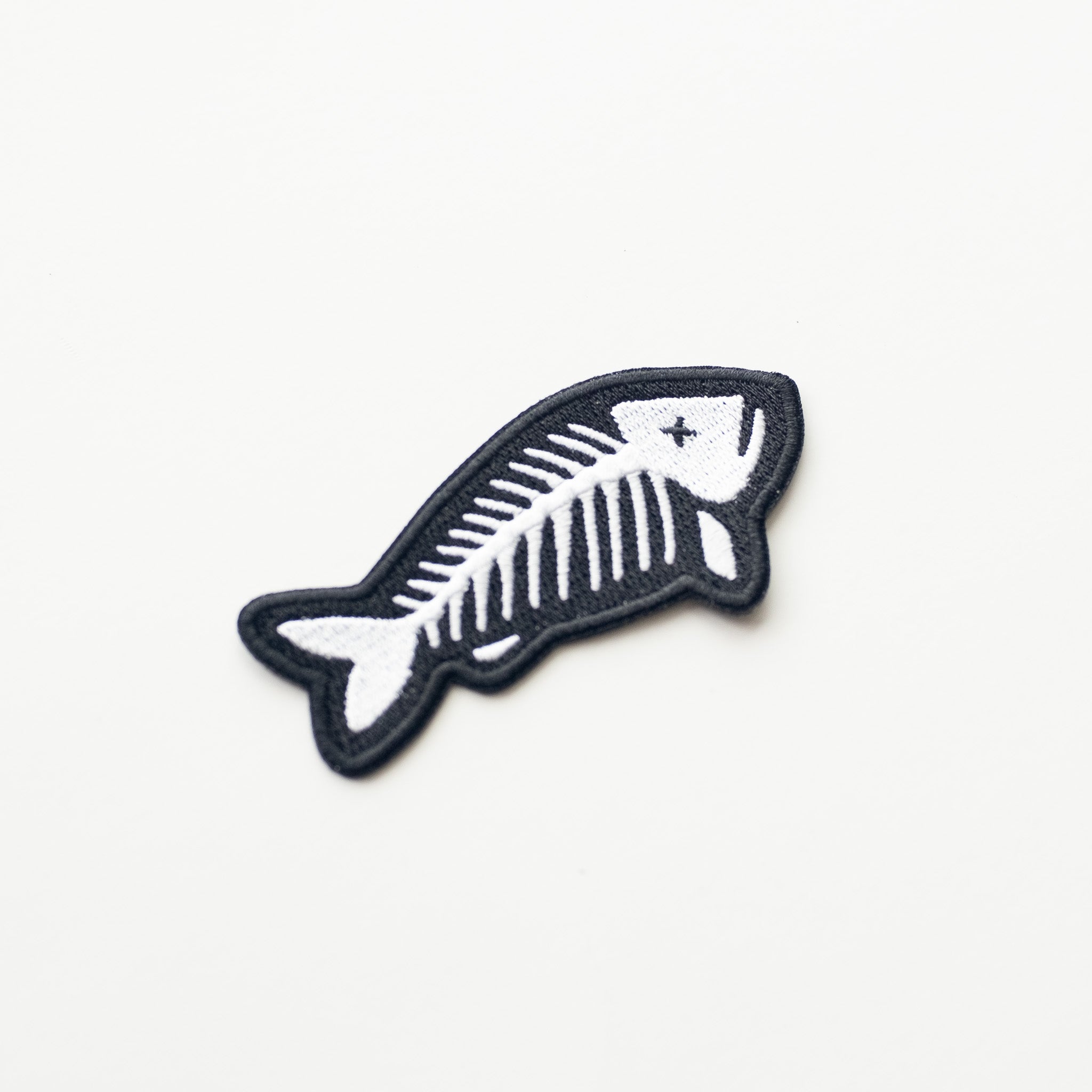 Fish Skeleton - Iron On Patch