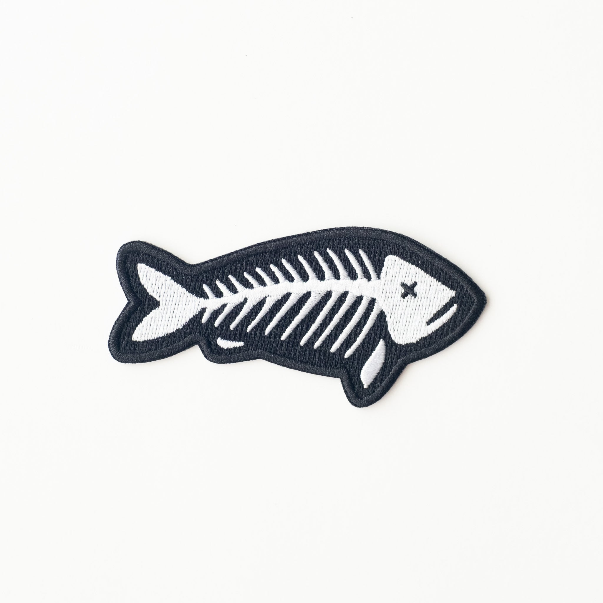 Fish Skeleton - Iron On Patch