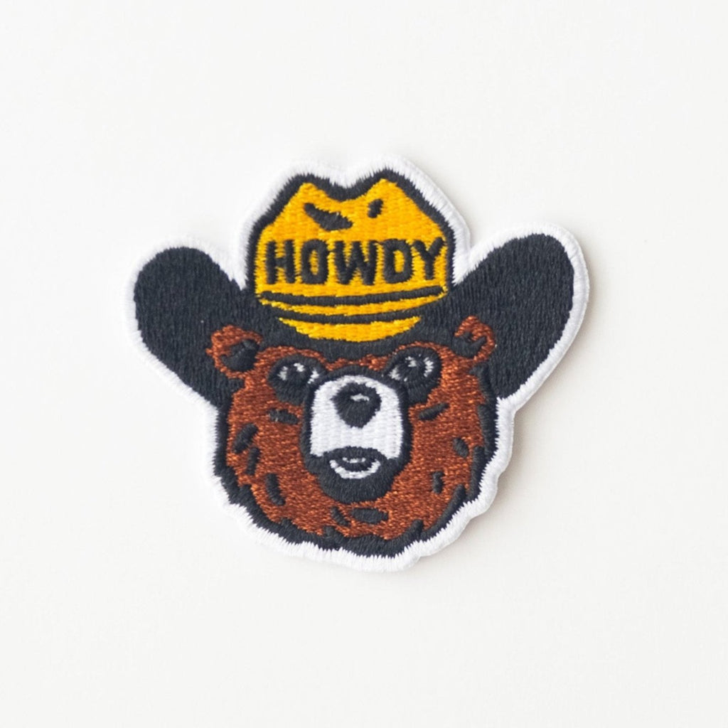 Howdy the Bear - Iron On Patch