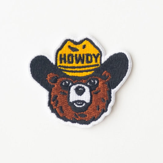Howdy the Bear - Iron On Patch