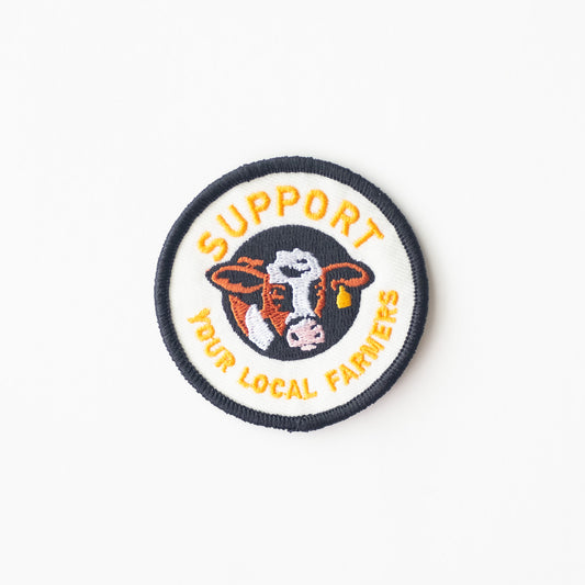 Support Your Local Farmers - Iron On Patch