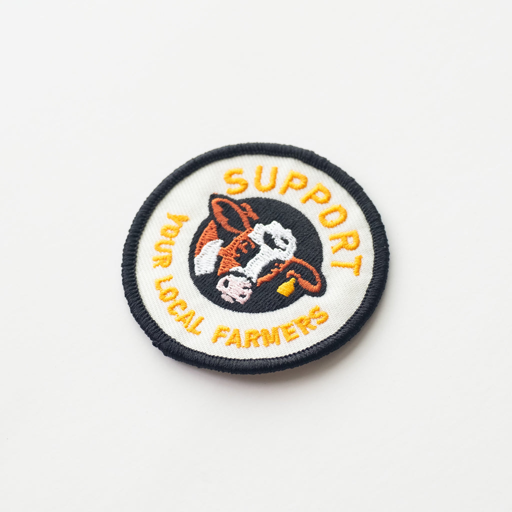 Support Your Local Farmers - Iron On Patch