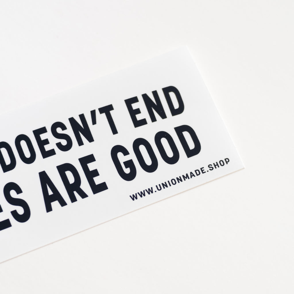 No Waves, No World - Bumper Sticker