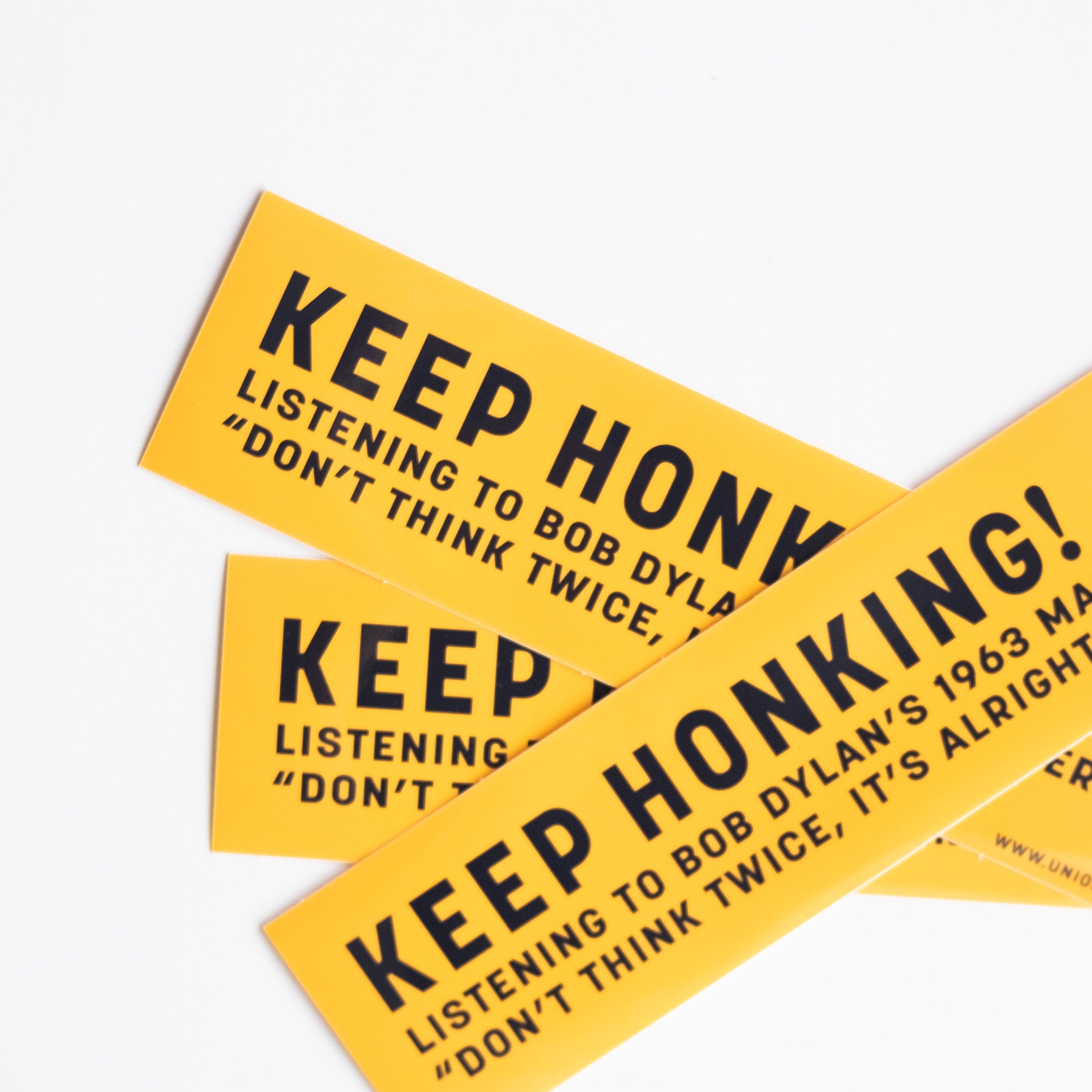 Don't Think Twice - Bob Dylan Bumper Sticker