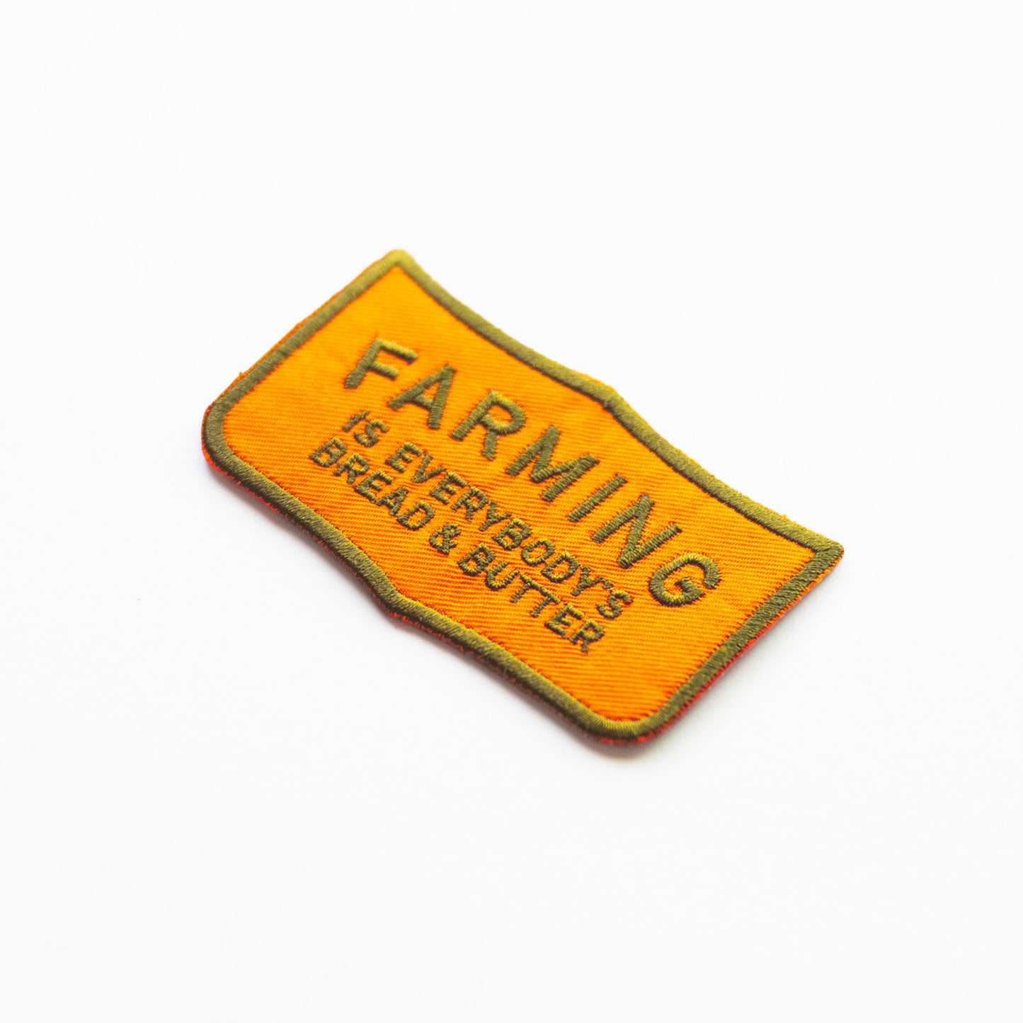 Farming is Everybody's Bread & Butter - Iron On Patch