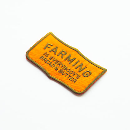 Farming is Everybody's Bread & Butter - Iron On Patch