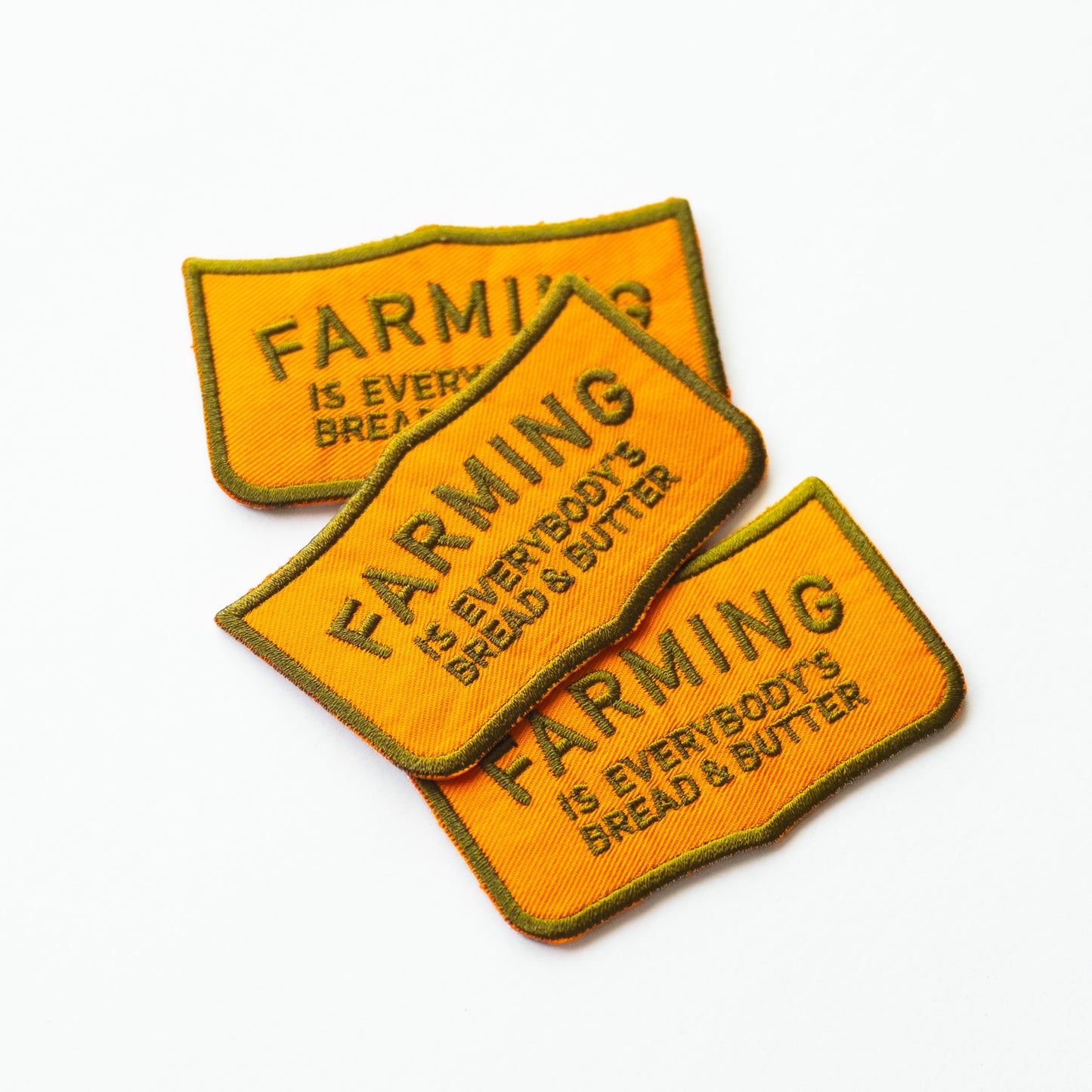 Farming is Everybody's Bread & Butter - Iron On Patch