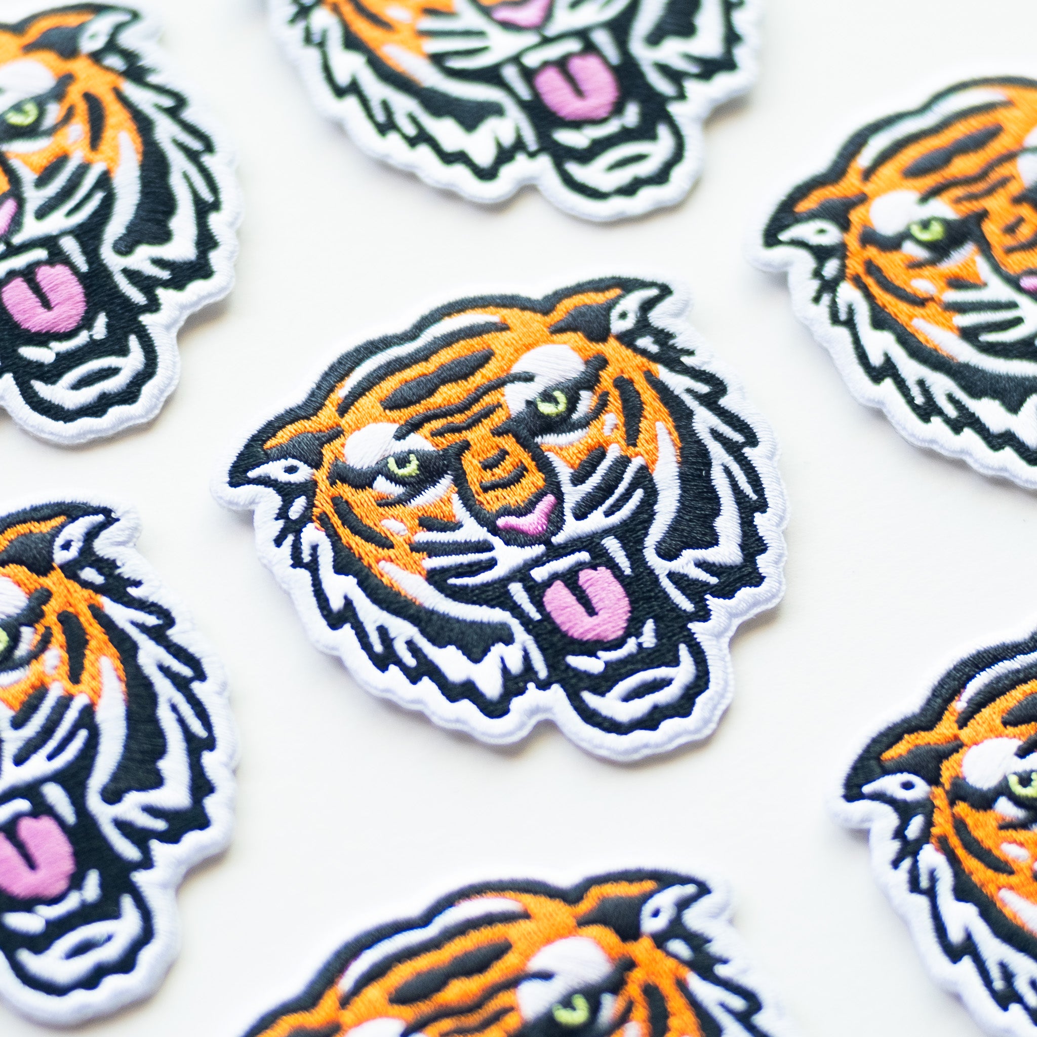 Bengal Tiger Face - Iron On Patch