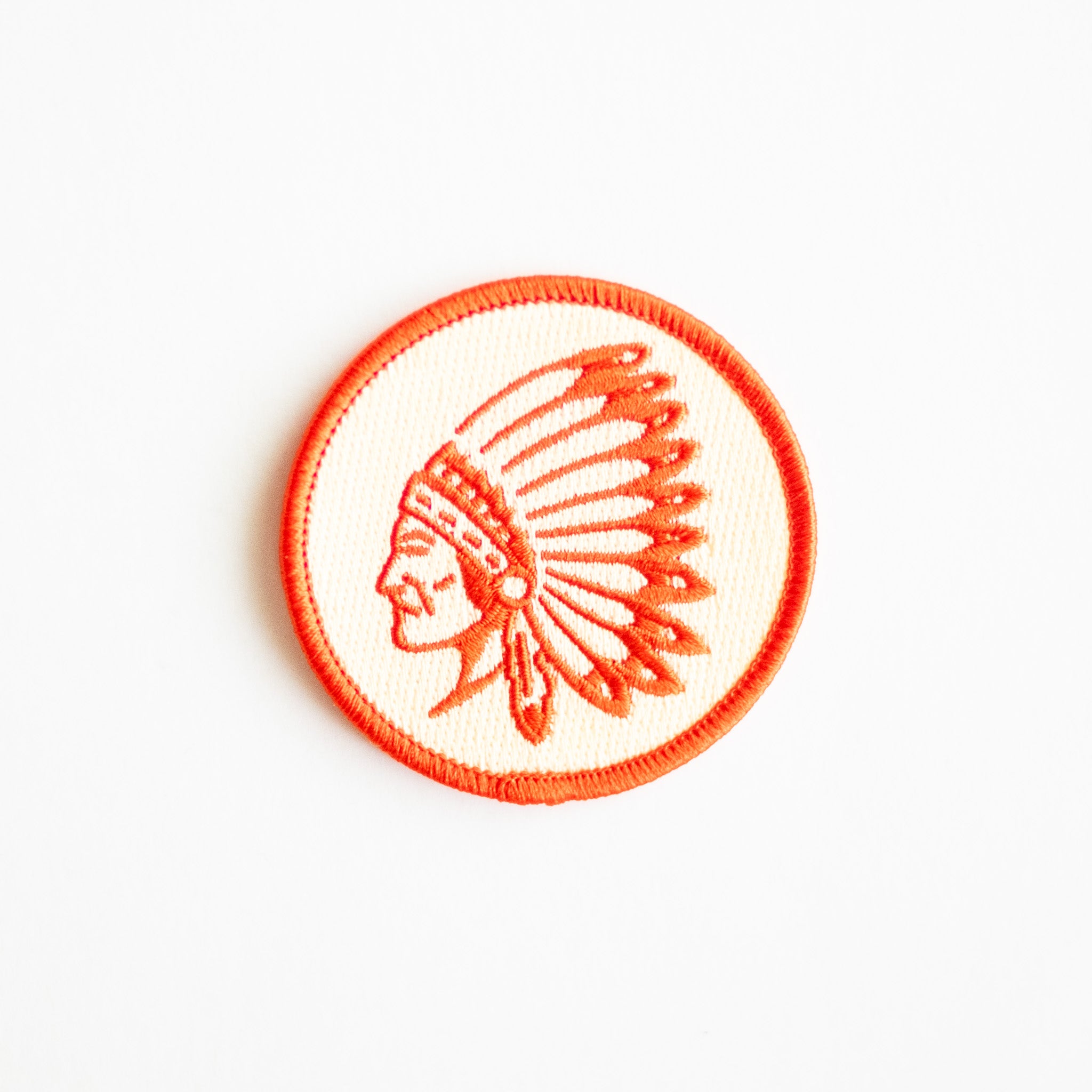 Indian Chief Head - Iron On Patch