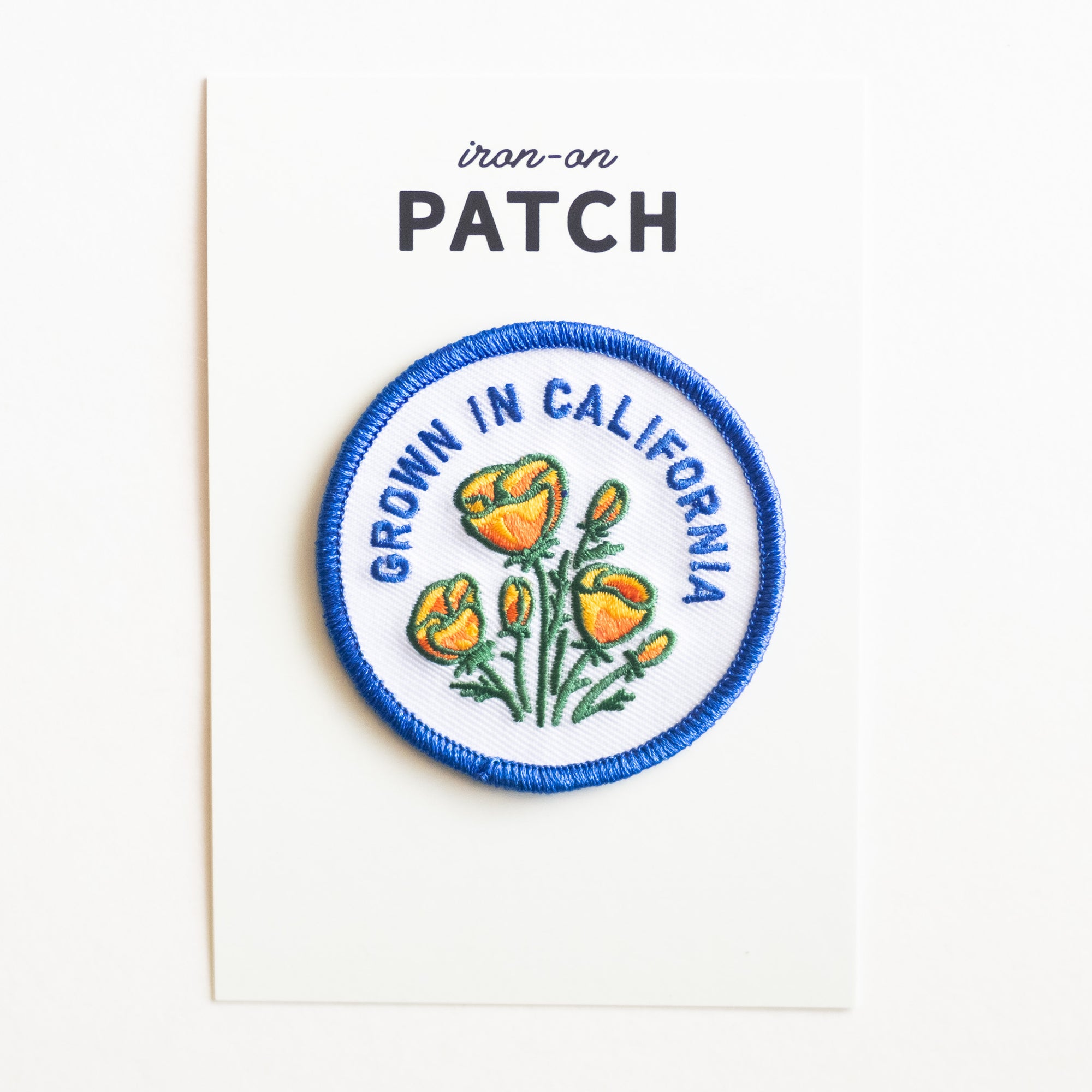 Grown in California - Iron On Patch