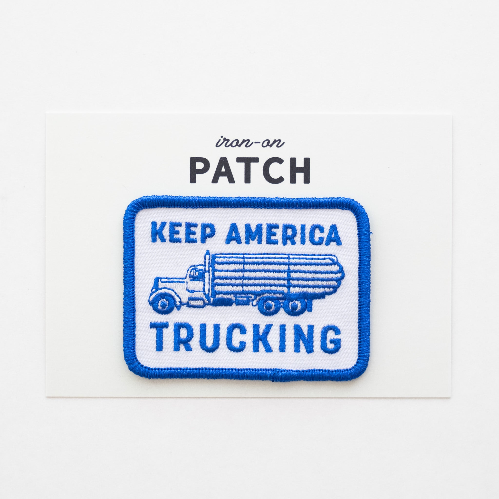 Keep America Trucking - Iron On Patch