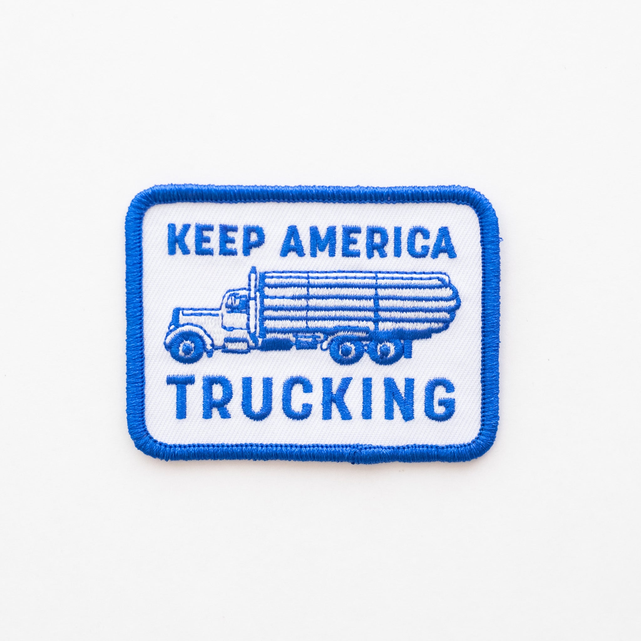 Keep America Trucking - Iron On Patch
