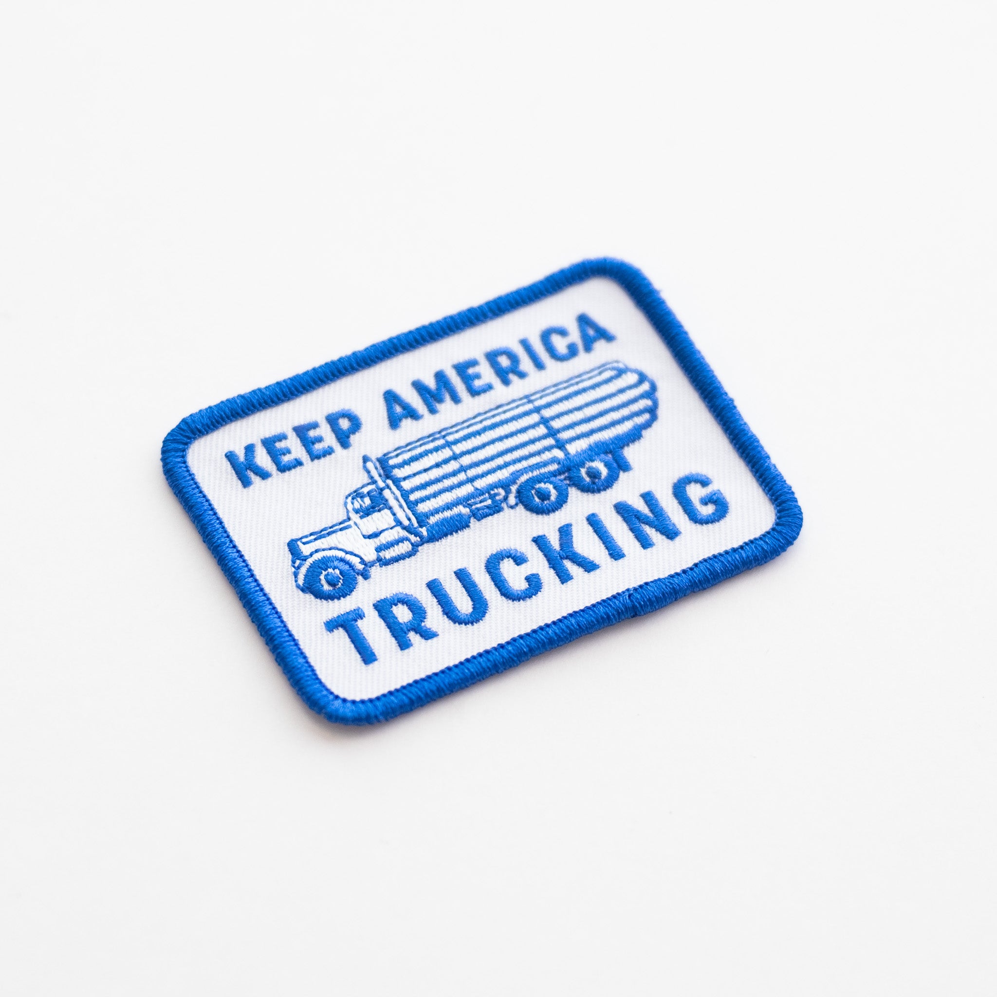 Keep America Trucking - Iron On Patch