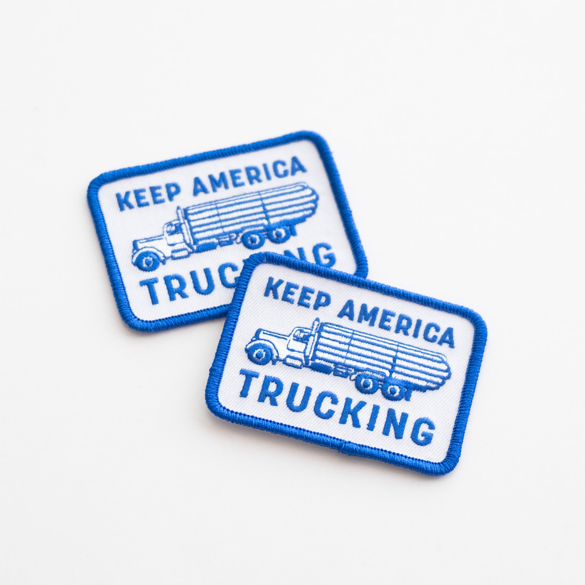Keep America Trucking - Iron On Patch