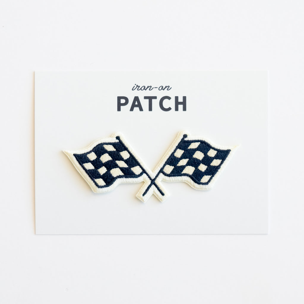 Racing Flags - Iron On Patch