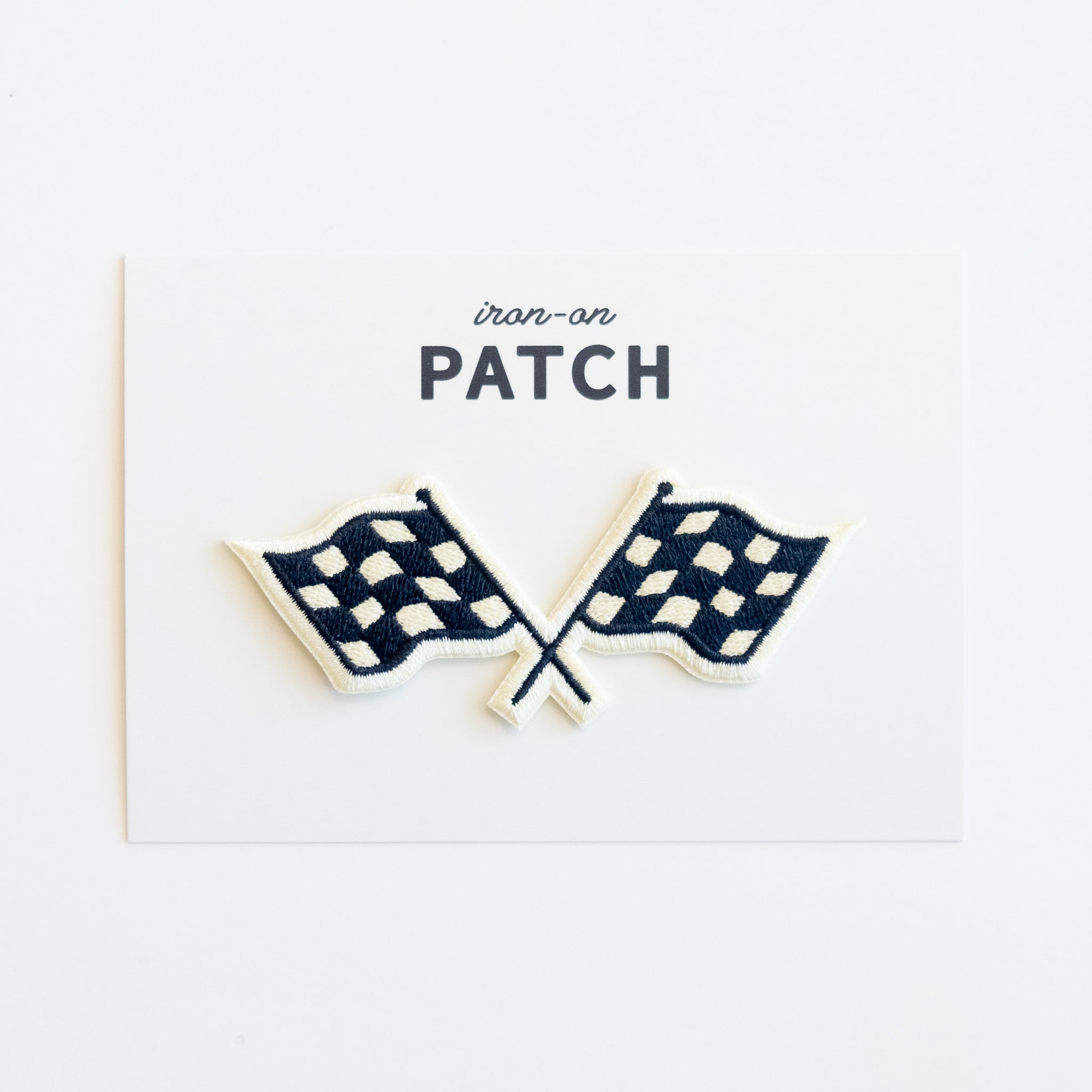 Racing Flags - Iron On Patch