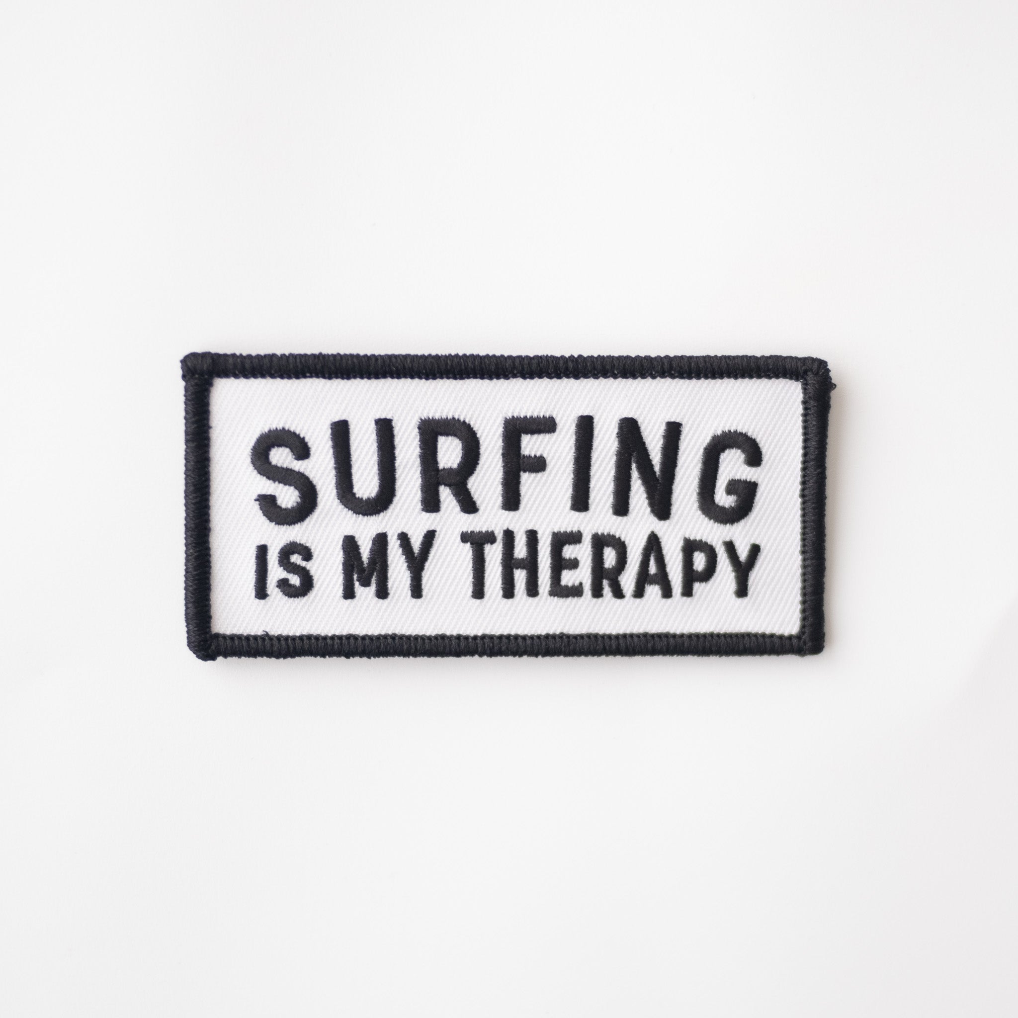 Surfing Is My Therapy - Iron On Patch