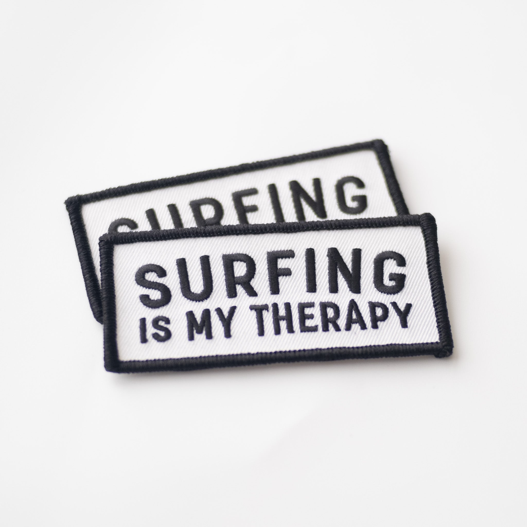 Surfing Is My Therapy - Iron On Patch