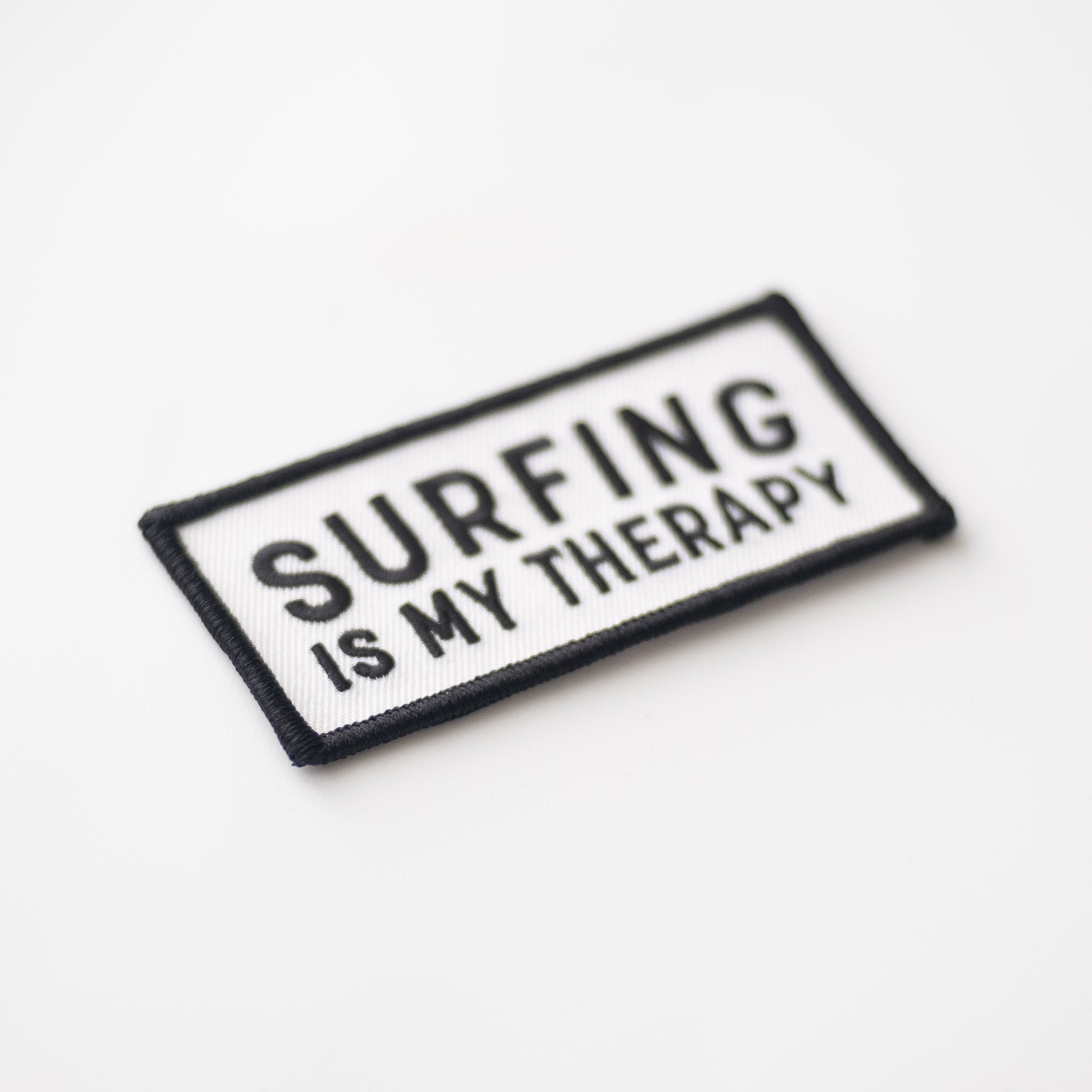 Surfing Is My Therapy - Iron On Patch