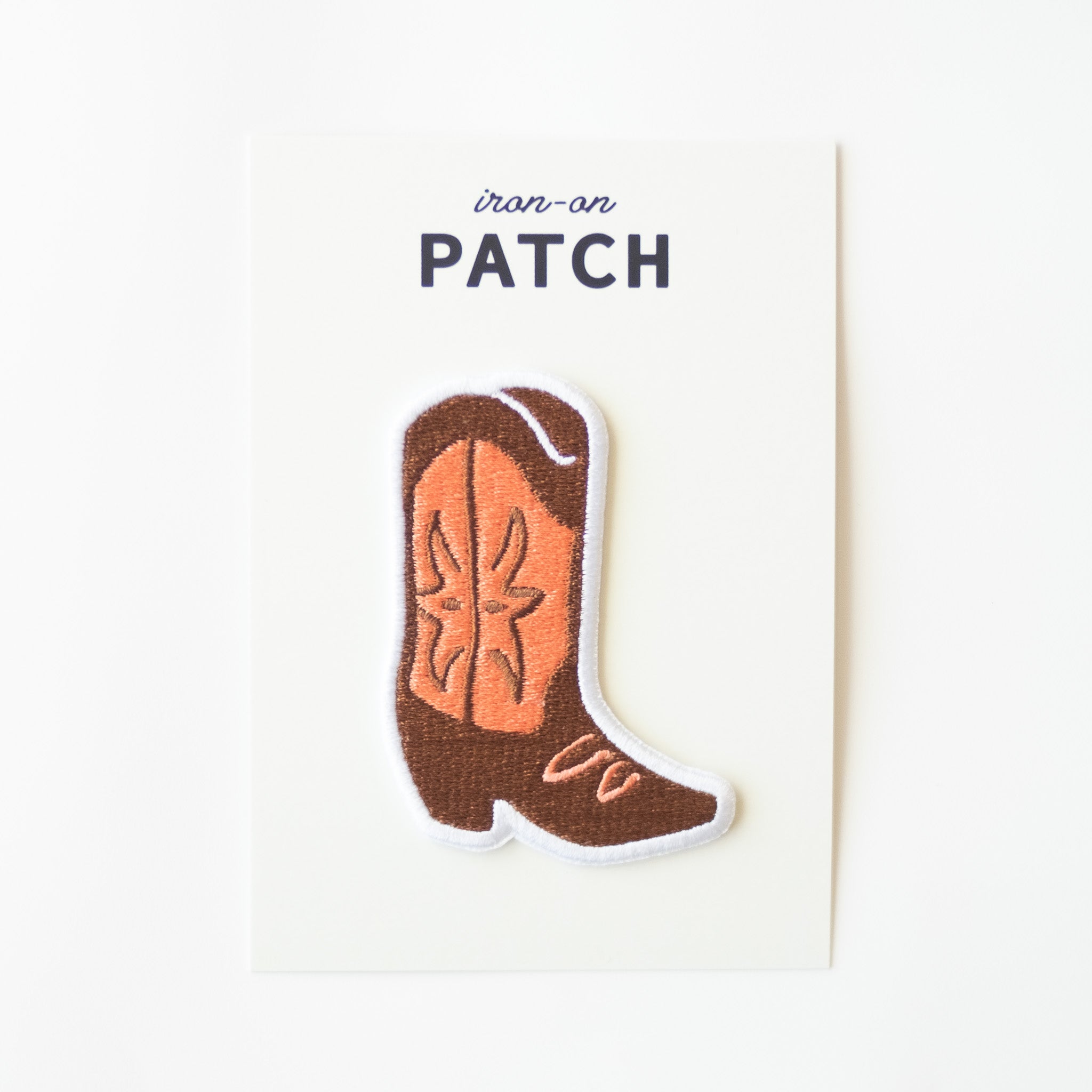 Cowgirl Boot - Iron On Patch