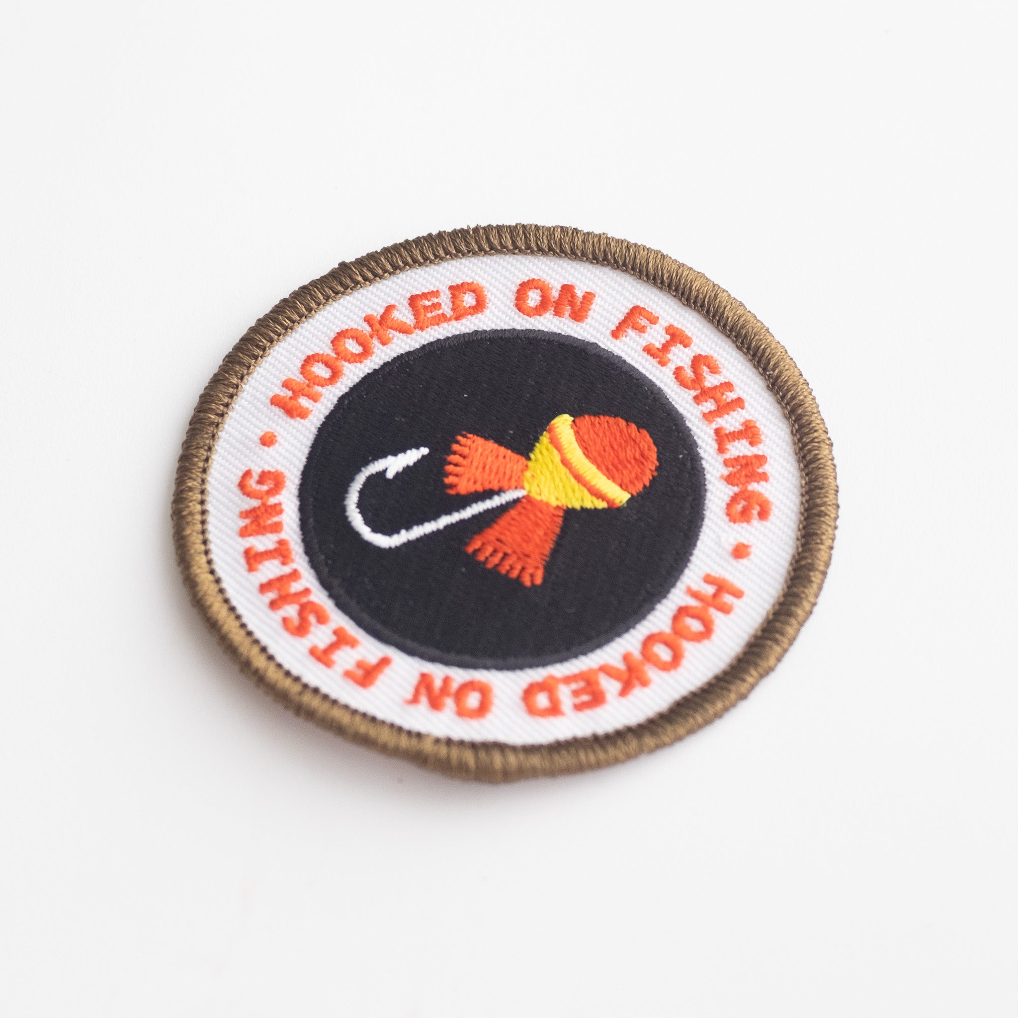 Hooked on Fishing - Iron On Patch