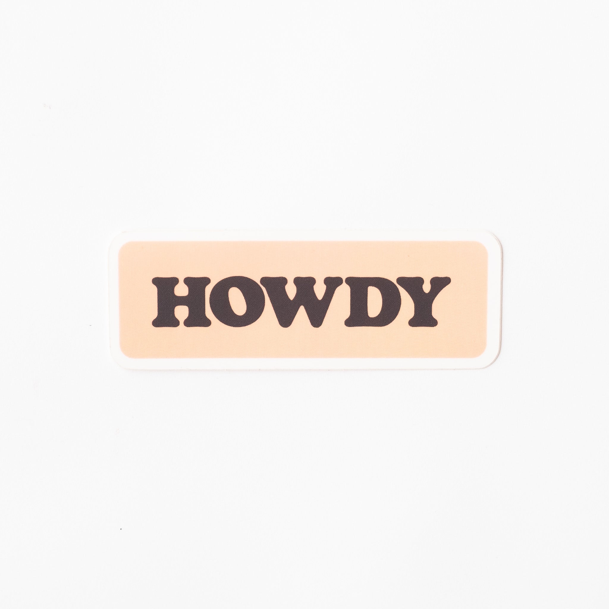 Howdy Three Pack of Vinyl Stickers