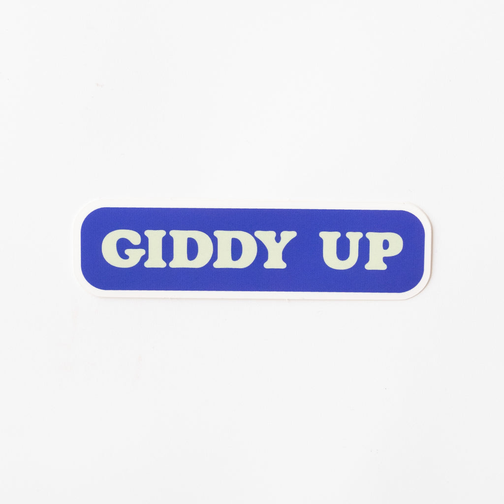 Giddy Up Three Pack of Vinyl Stickers