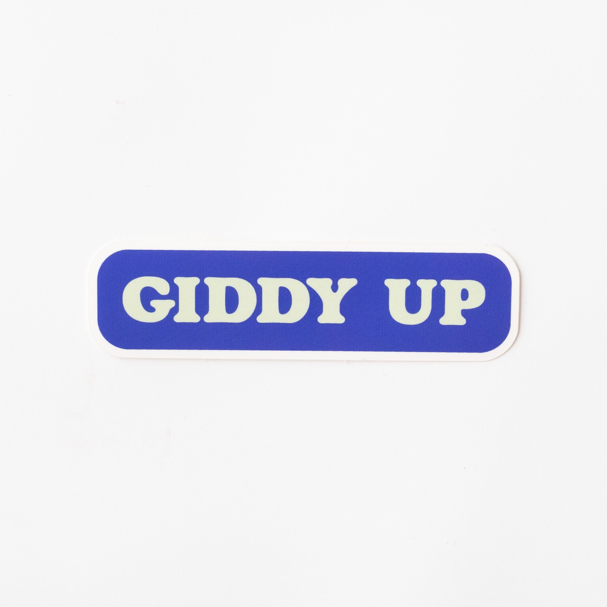 Giddy Up Three Pack of Vinyl Stickers