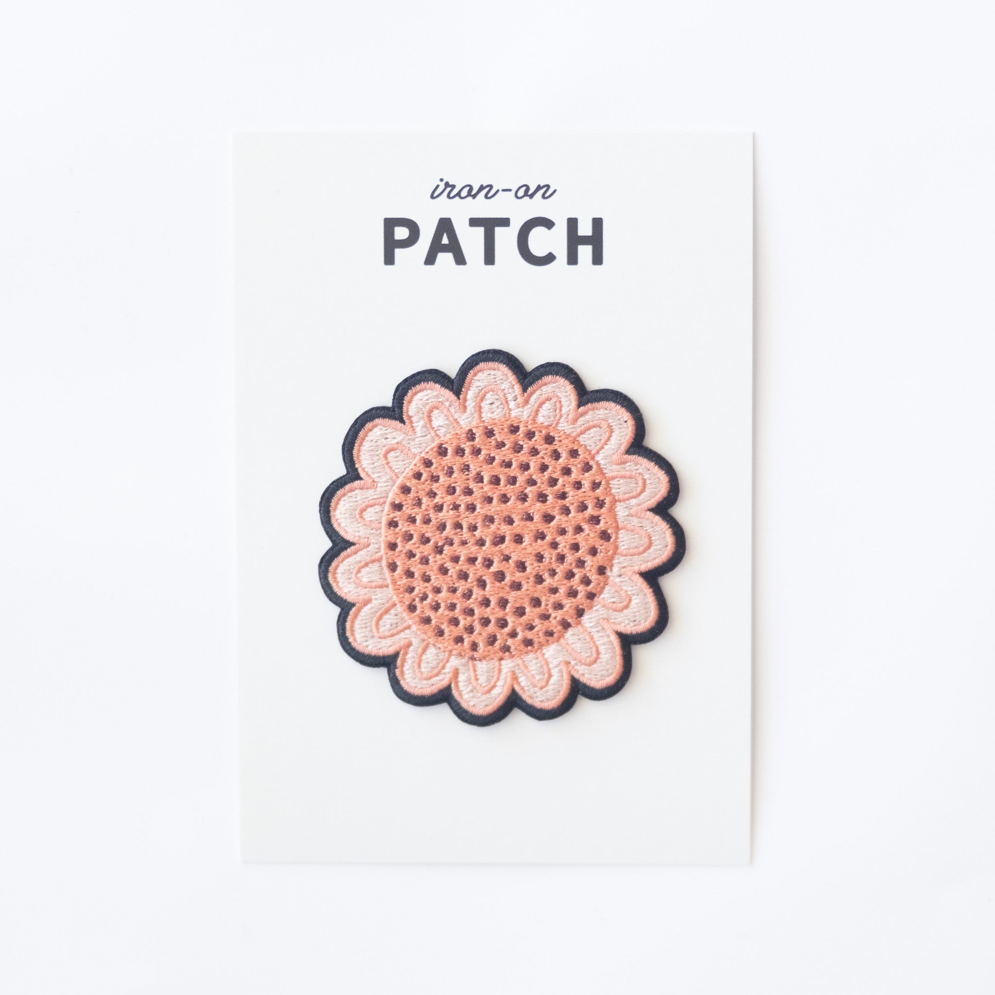 Pink Wild Flower - Iron On Patch