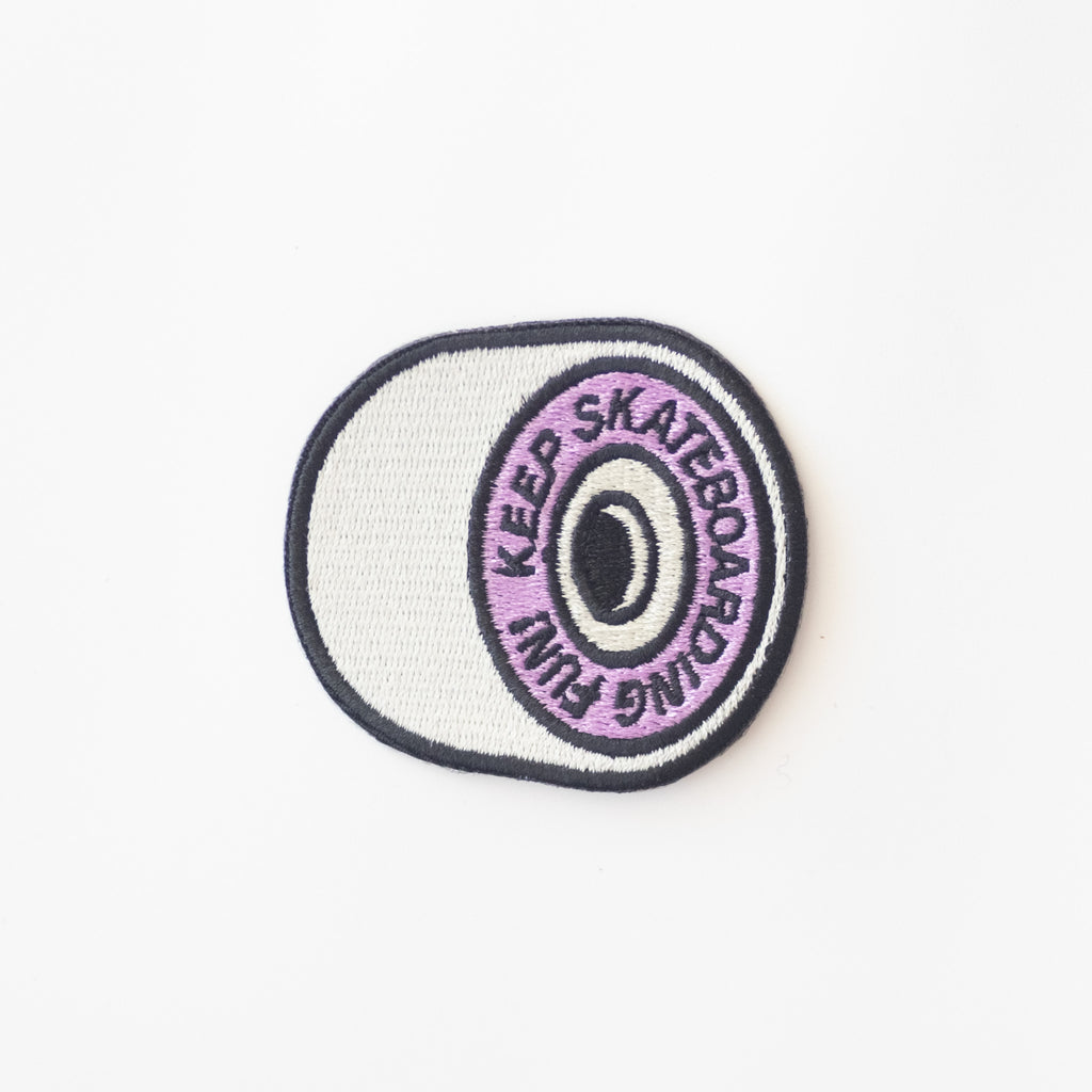 Keep Skateboarding Fun! - Iron On Patch