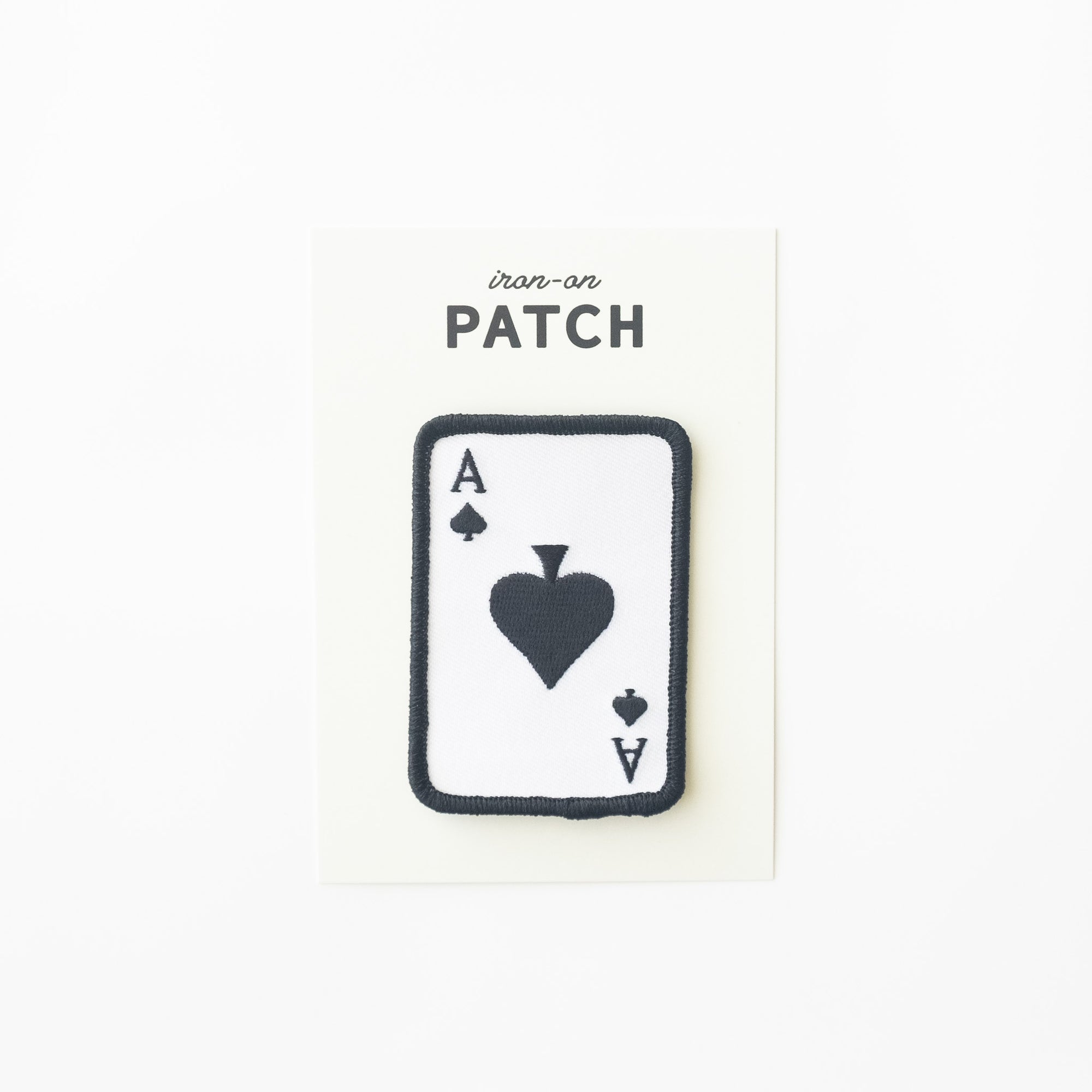 Ace Of Spades - Iron On Patch