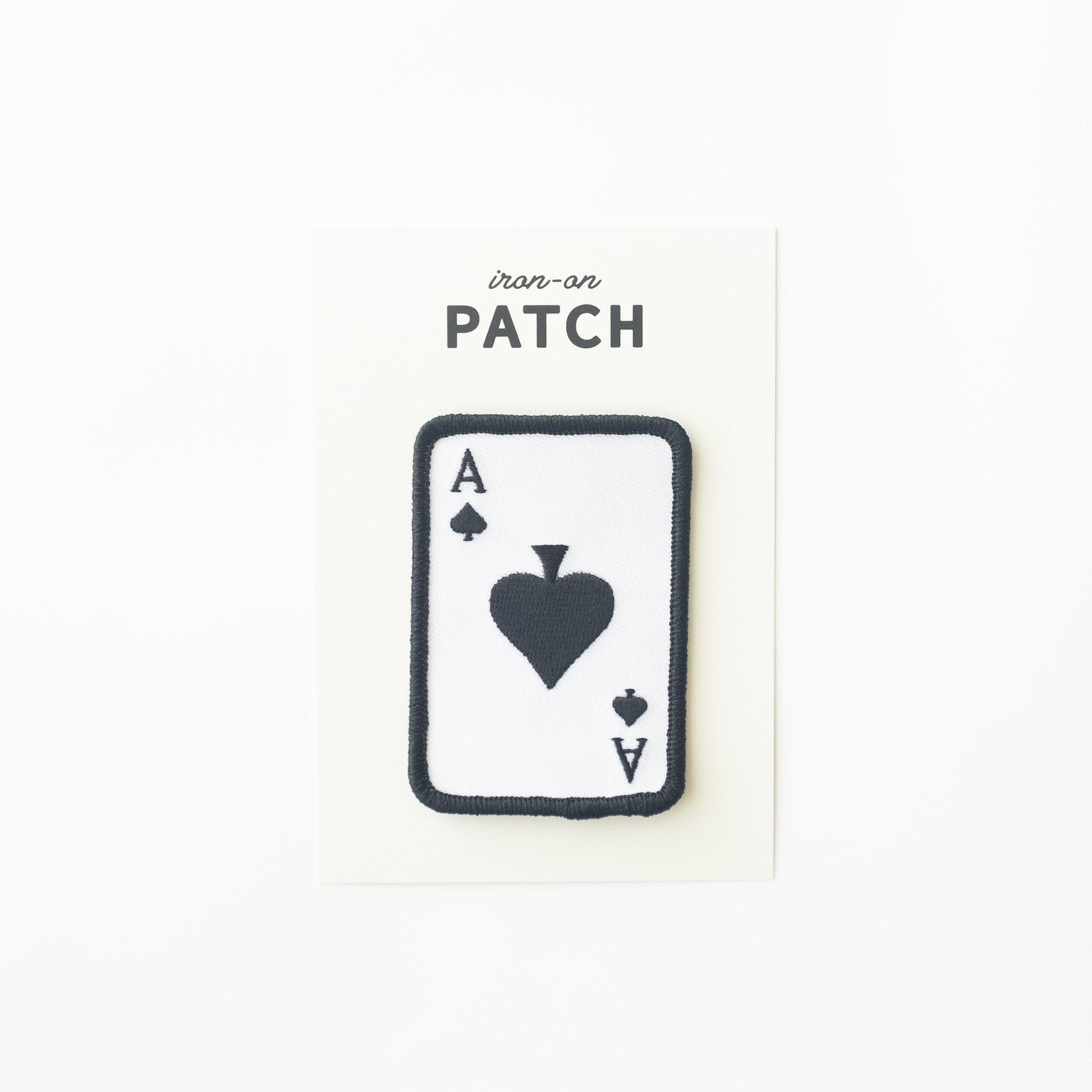 Ace Of Spades - Iron On Patch