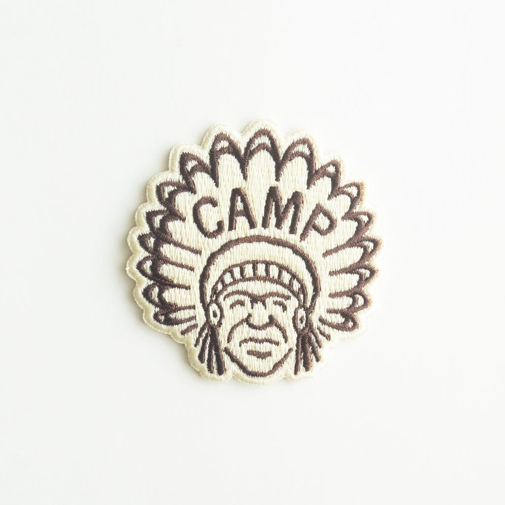 Indian Chief Camp - Iron On Patch