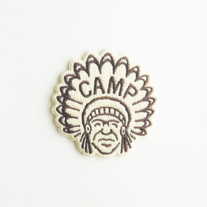 Indian Chief Camp - Iron On Patch