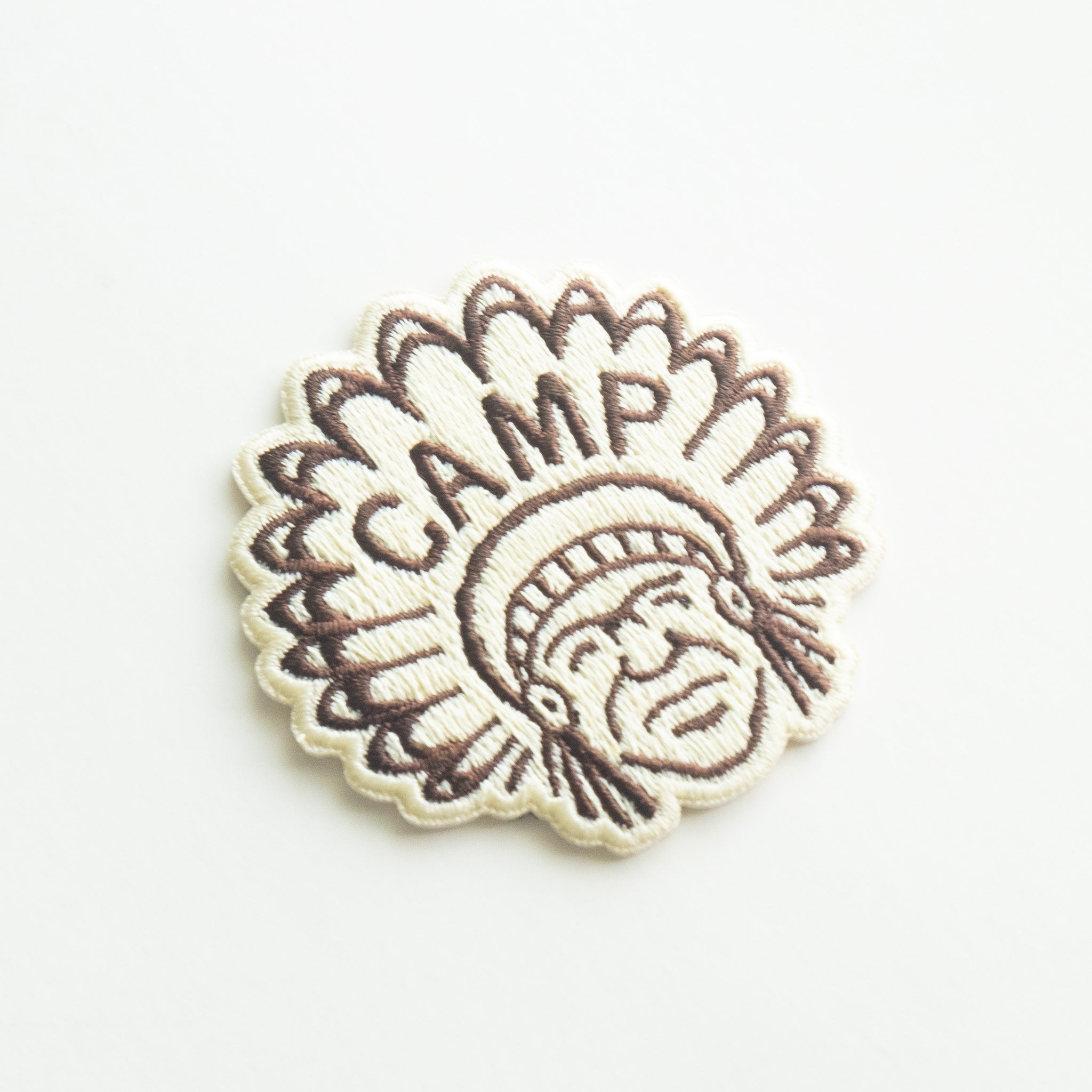 Indian Chief Camp - Iron On Patch