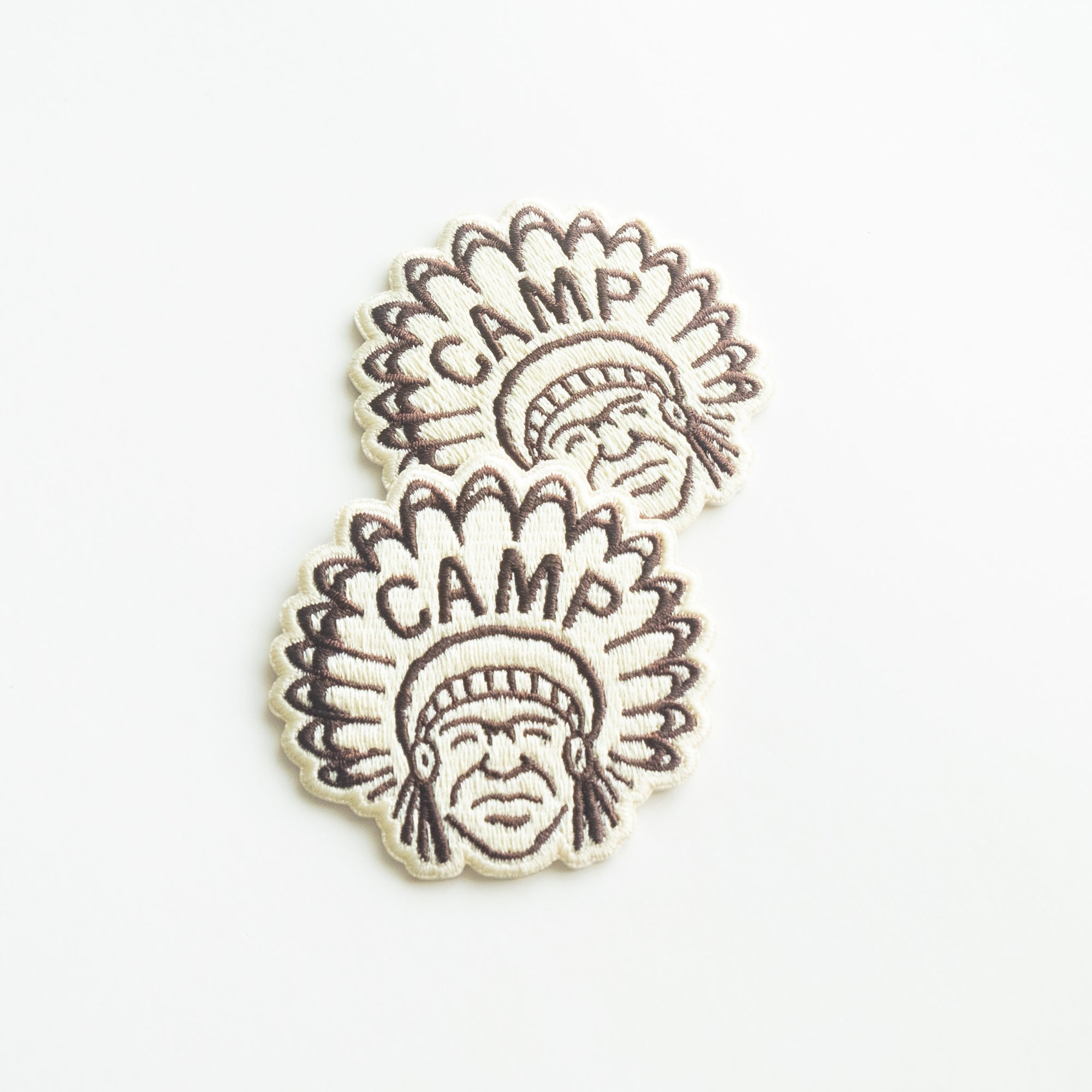 Indian Chief Camp - Iron On Patch