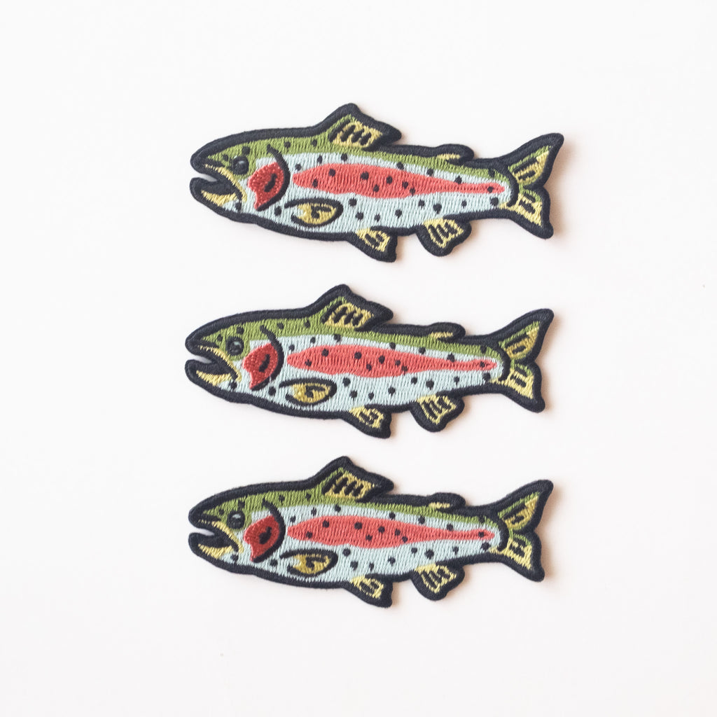 Rainbow Trout - Iron On Patch