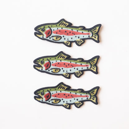 Rainbow Trout - Iron On Patch