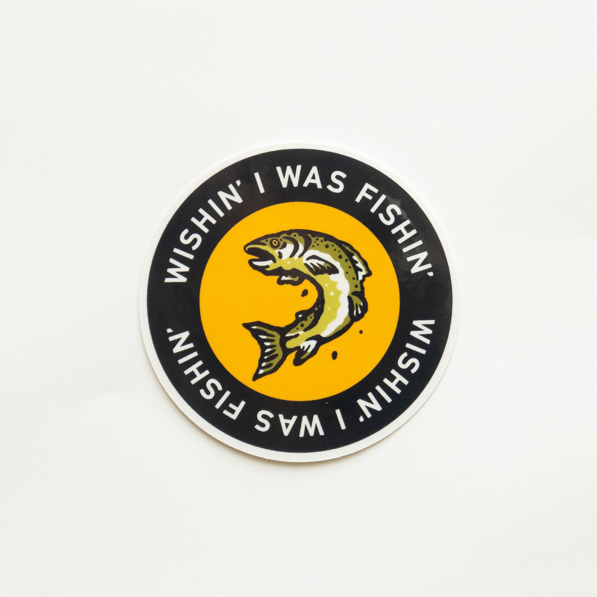 Fishing Three Pack of Vinyl Stickers