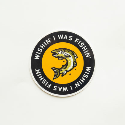 Fishing Three Pack of Vinyl Stickers