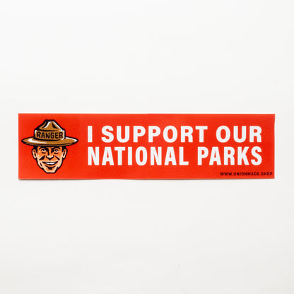 I Support Our National Parks - Bumper Sticker